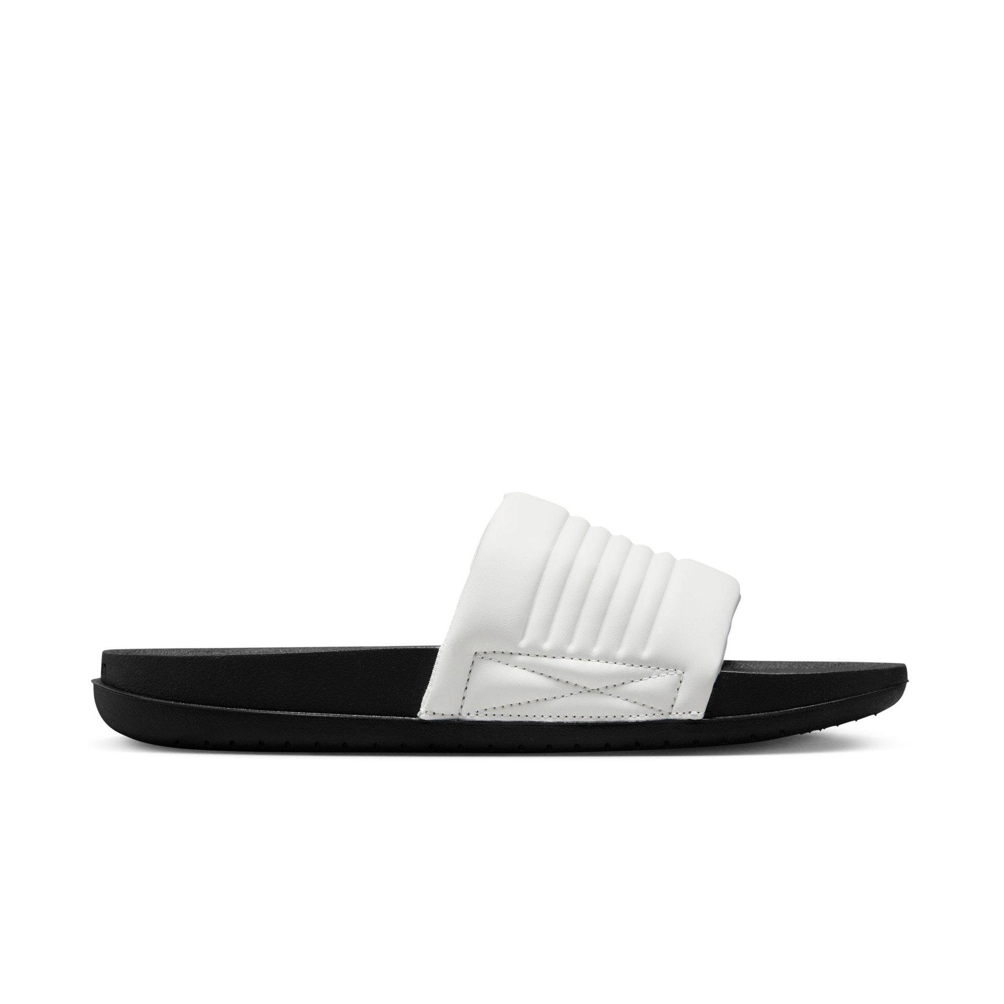Nike Offcourt Adjust "Summit White/Black" Men's Slide - BLACK/WHITE Thumbnail View 2