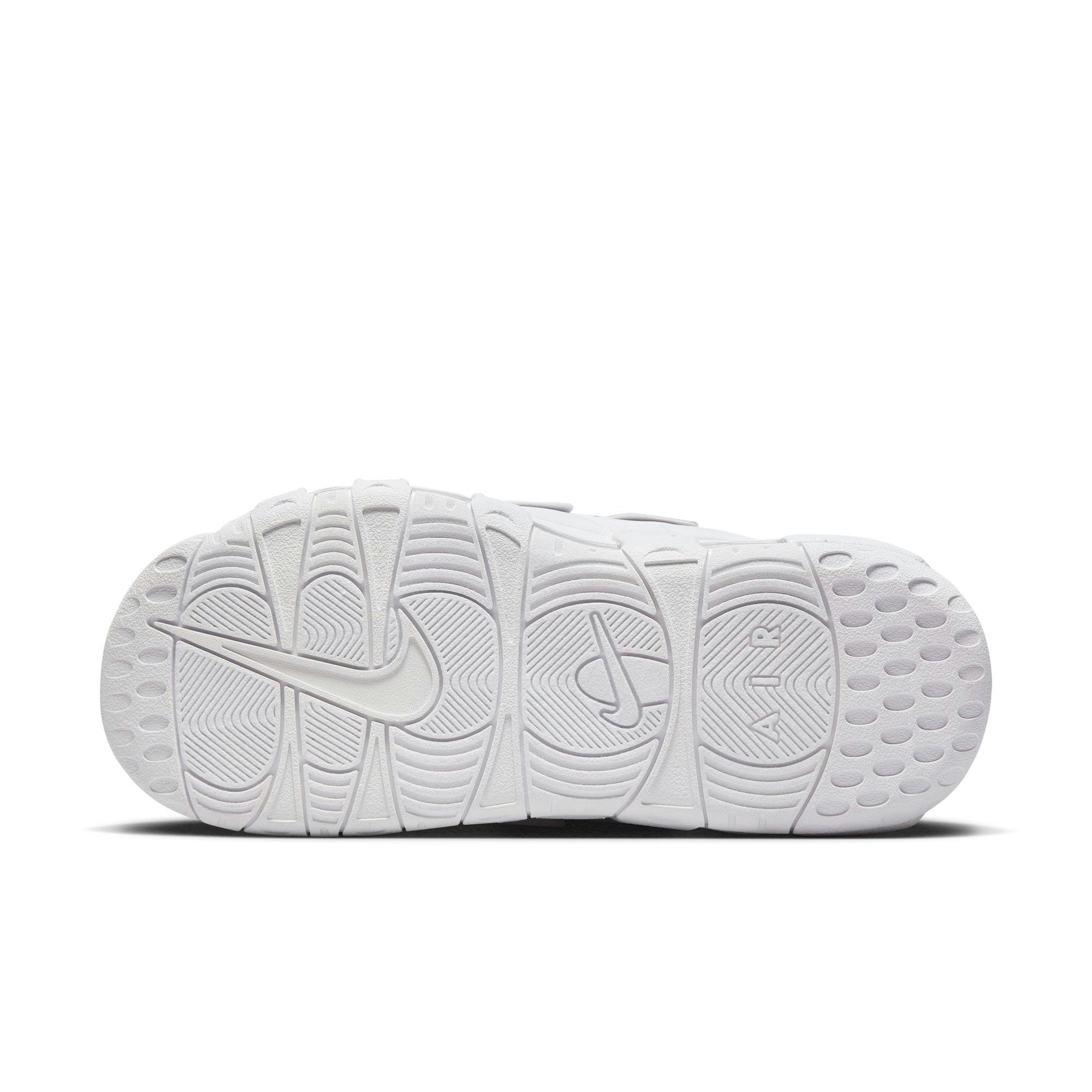 Nike Air More Uptempo "White/University Red" Men's Slide - WHITE/RED Thumbnail View 6