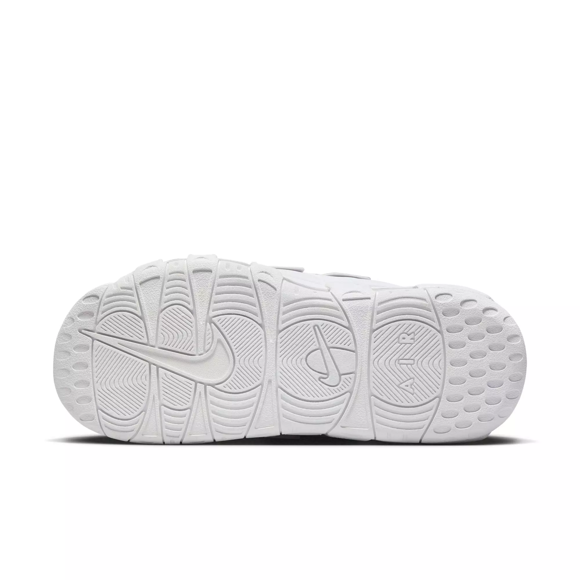 Nike Air More Uptempo "White/University Red" Men's Slide - WHITE/RED