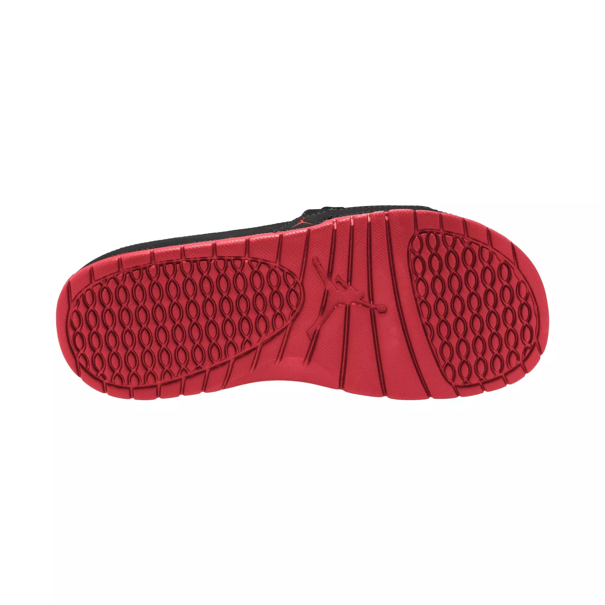 Jordan Hydro VIII Retro "Black/University Red/White/Varsity Maize" Men's Slide - BLACK/RED