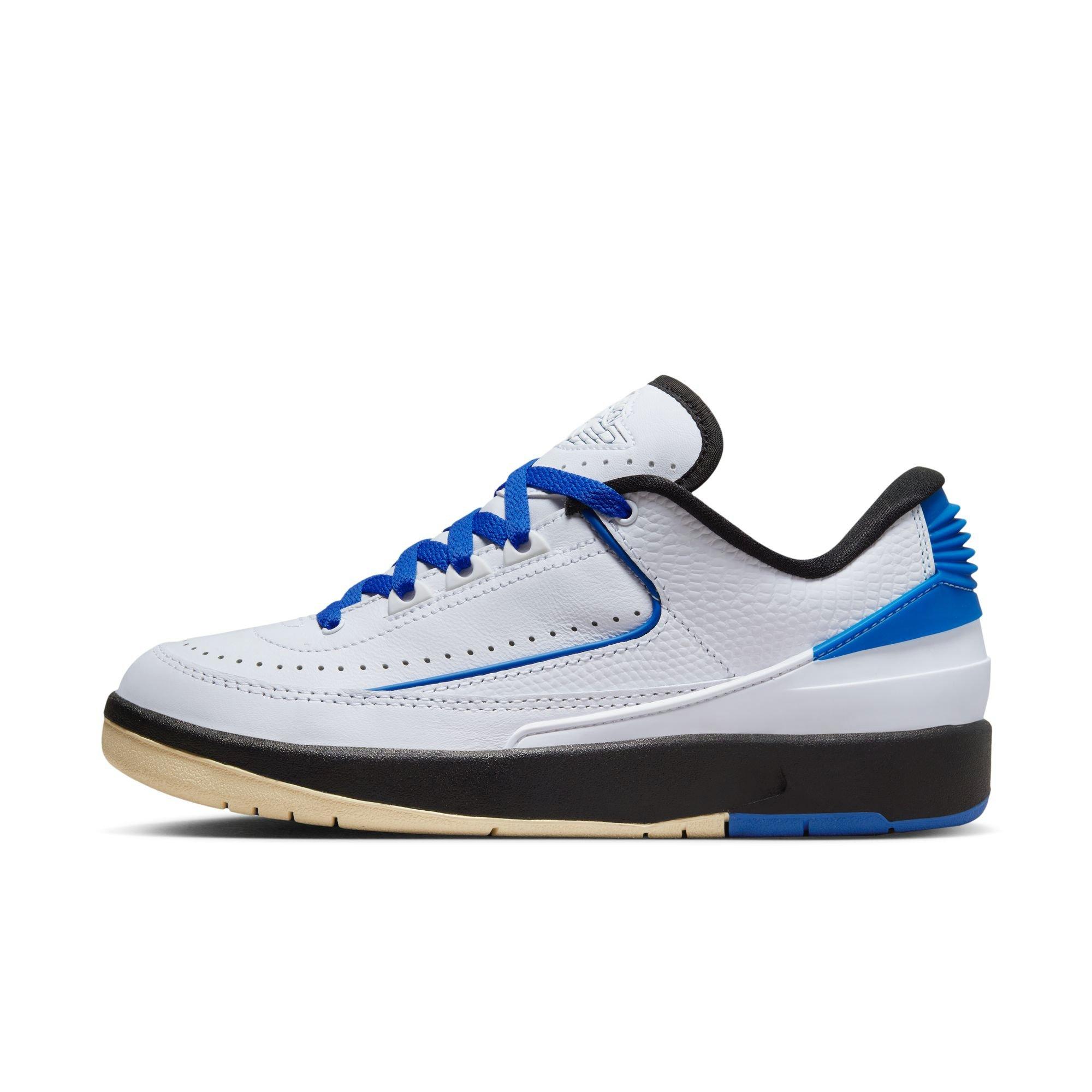 Jordan 2 Retro Low "Varsity Royal" Women's Shoe - WHITE/VARSITY ROYAL/BLACK Thumbnail View 6