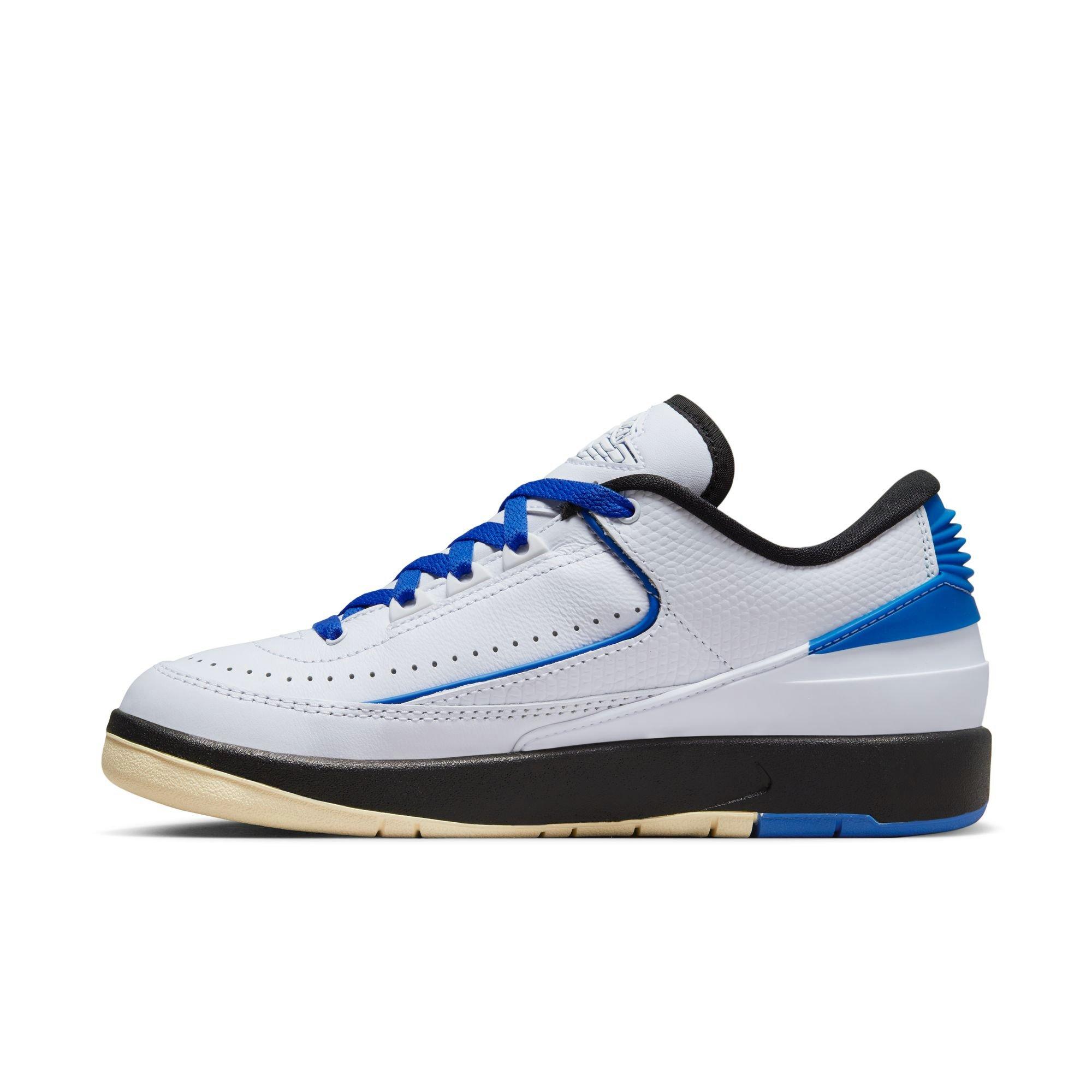 Jordan 2 Retro Low "Varsity Royal" Women's Shoe - WHITE/VARSITY ROYAL/BLACK Thumbnail View 7