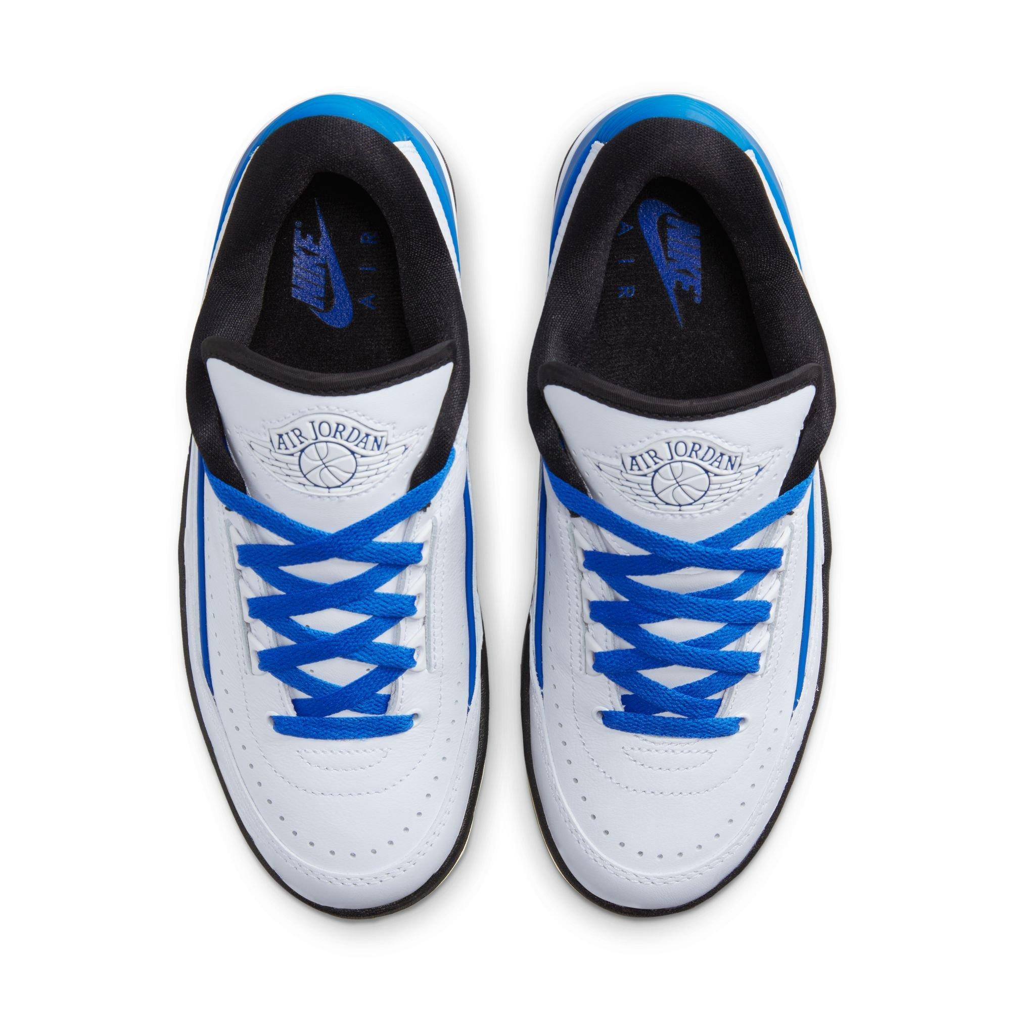Jordan 2 Retro Low "Varsity Royal" Women's Shoe - WHITE/VARSITY ROYAL/BLACK Thumbnail View 9
