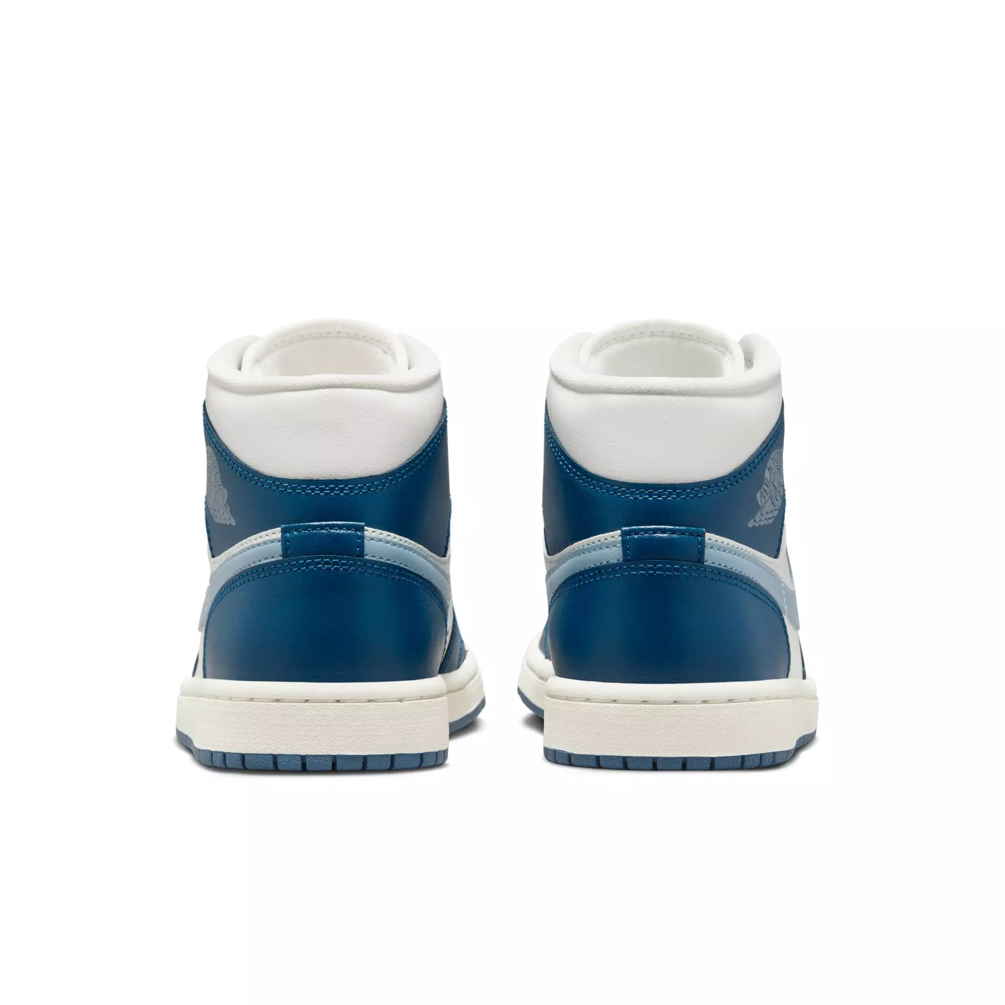 Jordan 1 Mid "Sky J French Blue/Ozone Blue/Sail" Women's Shoe - WHITE/BLUE