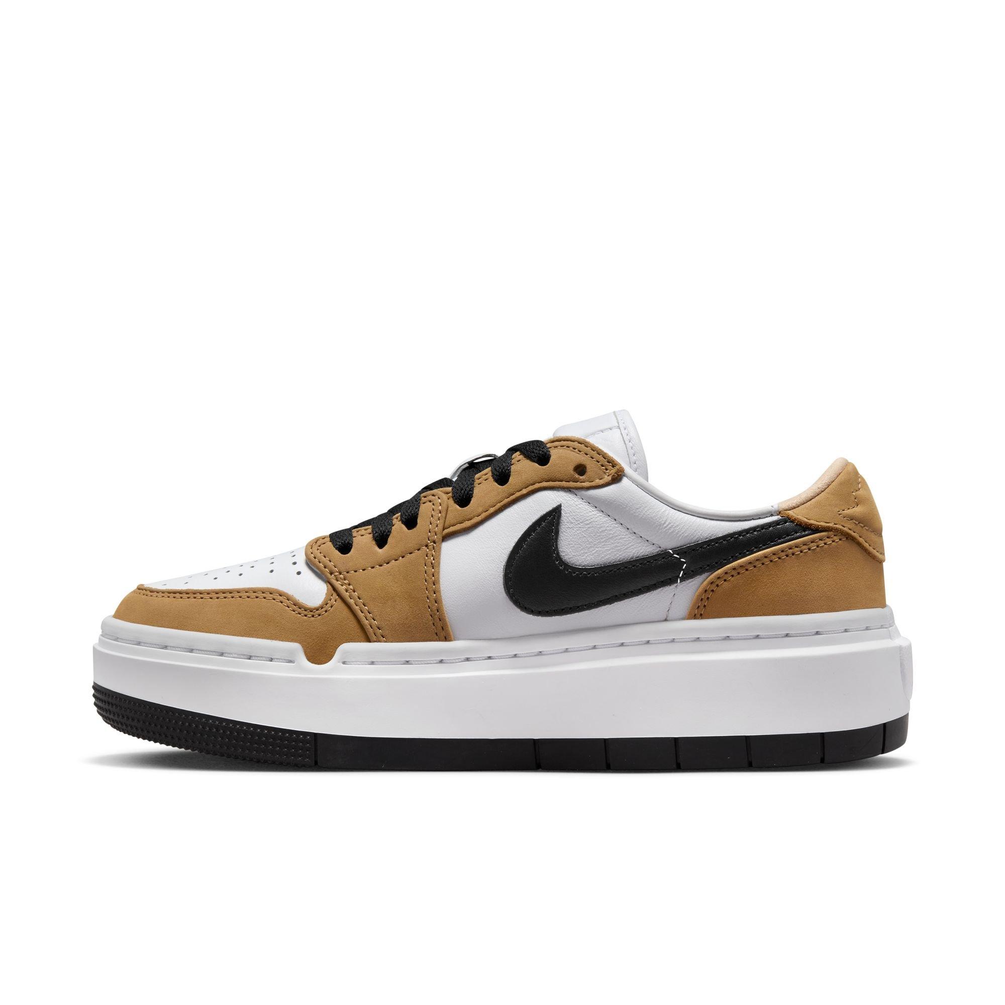 Jordan 1 Elevate Low "Golden Harvest/Black/White" Women's Shoe - GOLD/BLACK Thumbnail View 4
