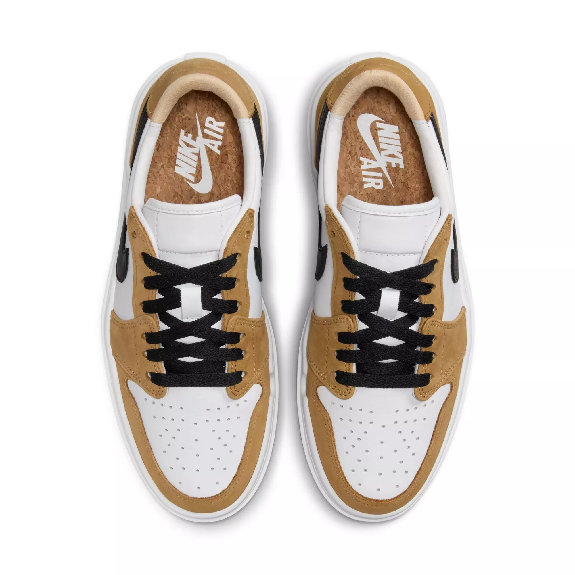 Jordan 1 Elevate Low "Golden Harvest/Black/White" Women's Shoe - GOLD/BLACK