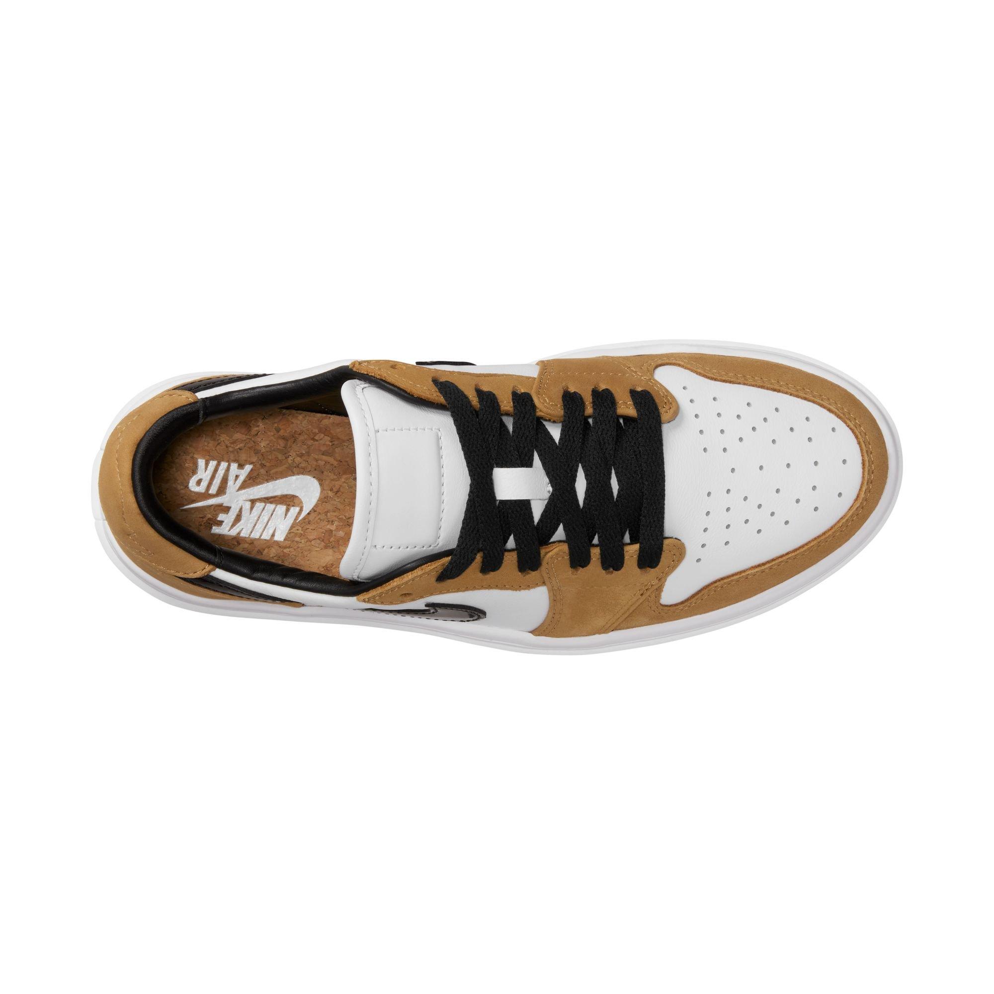 Jordan 1 Elevate Low "Golden Harvest/Black/White" Women's Shoe - GOLD/BLACK Thumbnail View 8