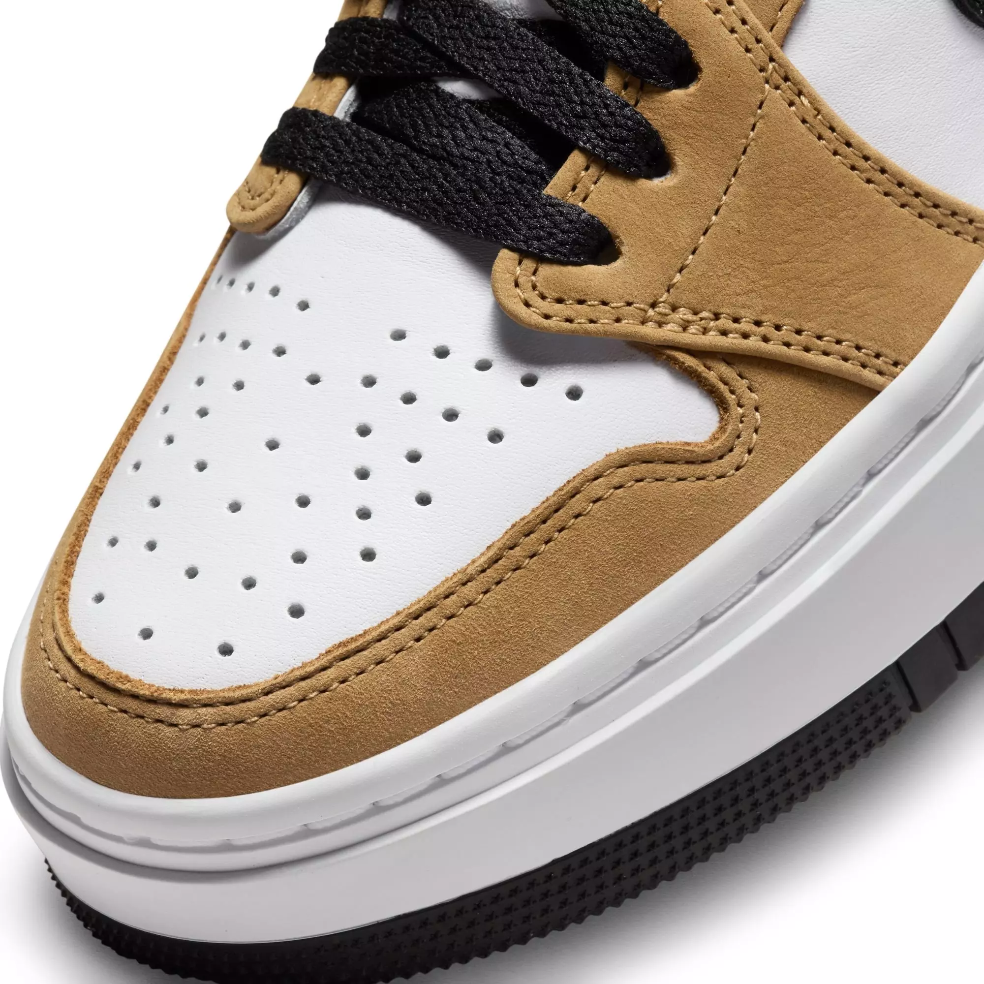 Jordan 1 Elevate Low "Golden Harvest/Black/White" Women's Shoe - GOLD/BLACK