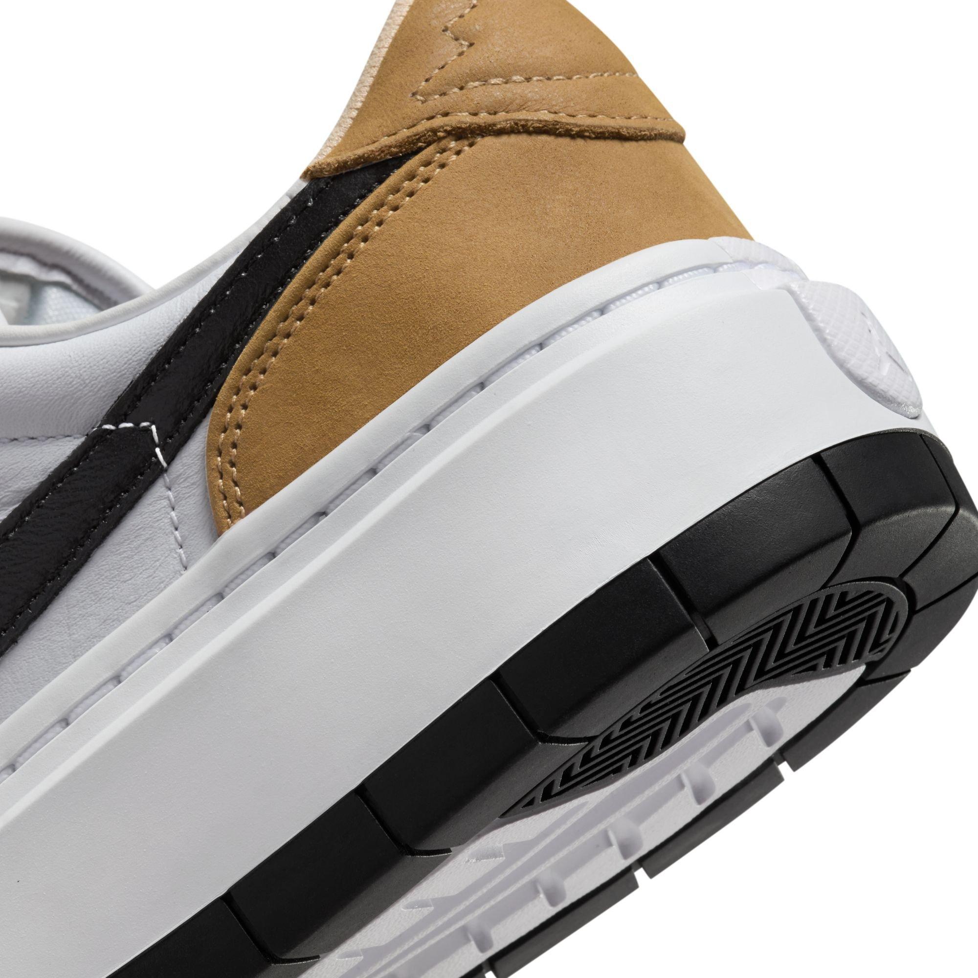 Jordan 1 Elevate Low "Golden Harvest/Black/White" Women's Shoe - GOLD/BLACK Thumbnail View 11