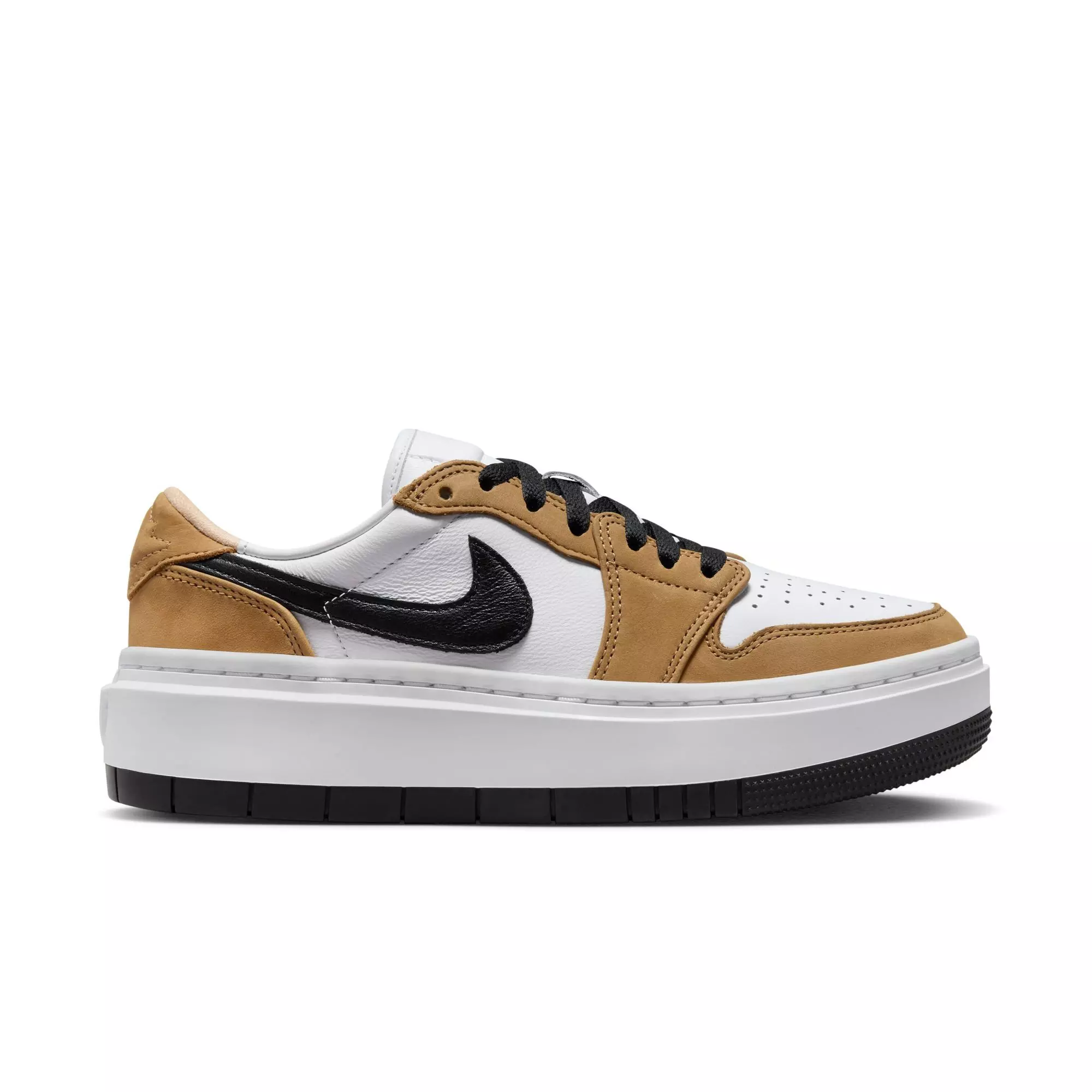 Jordan 1 Elevate Low "Golden Harvest/Black/White" Women's Shoe - GOLD/BLACK