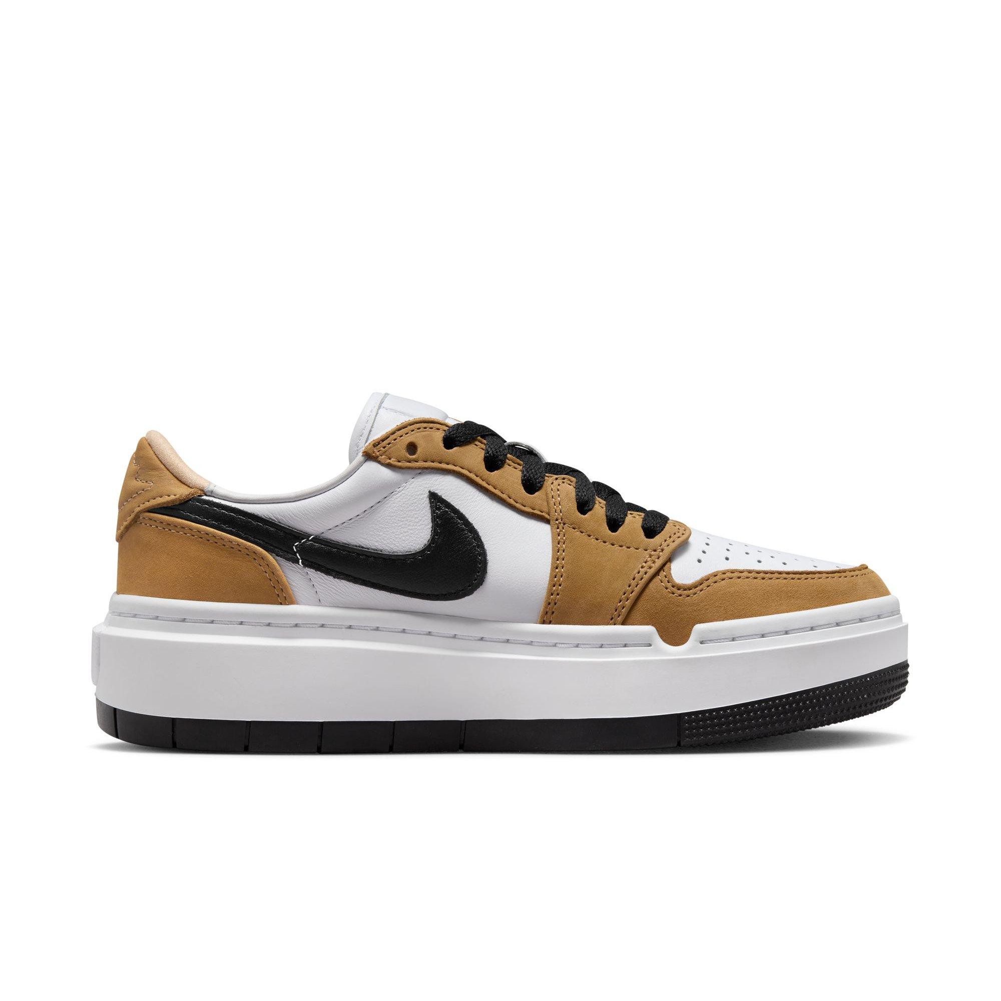 Jordan 1 Elevate Low "Golden Harvest/Black/White" Women's Shoe - GOLD/BLACK Thumbnail View 2