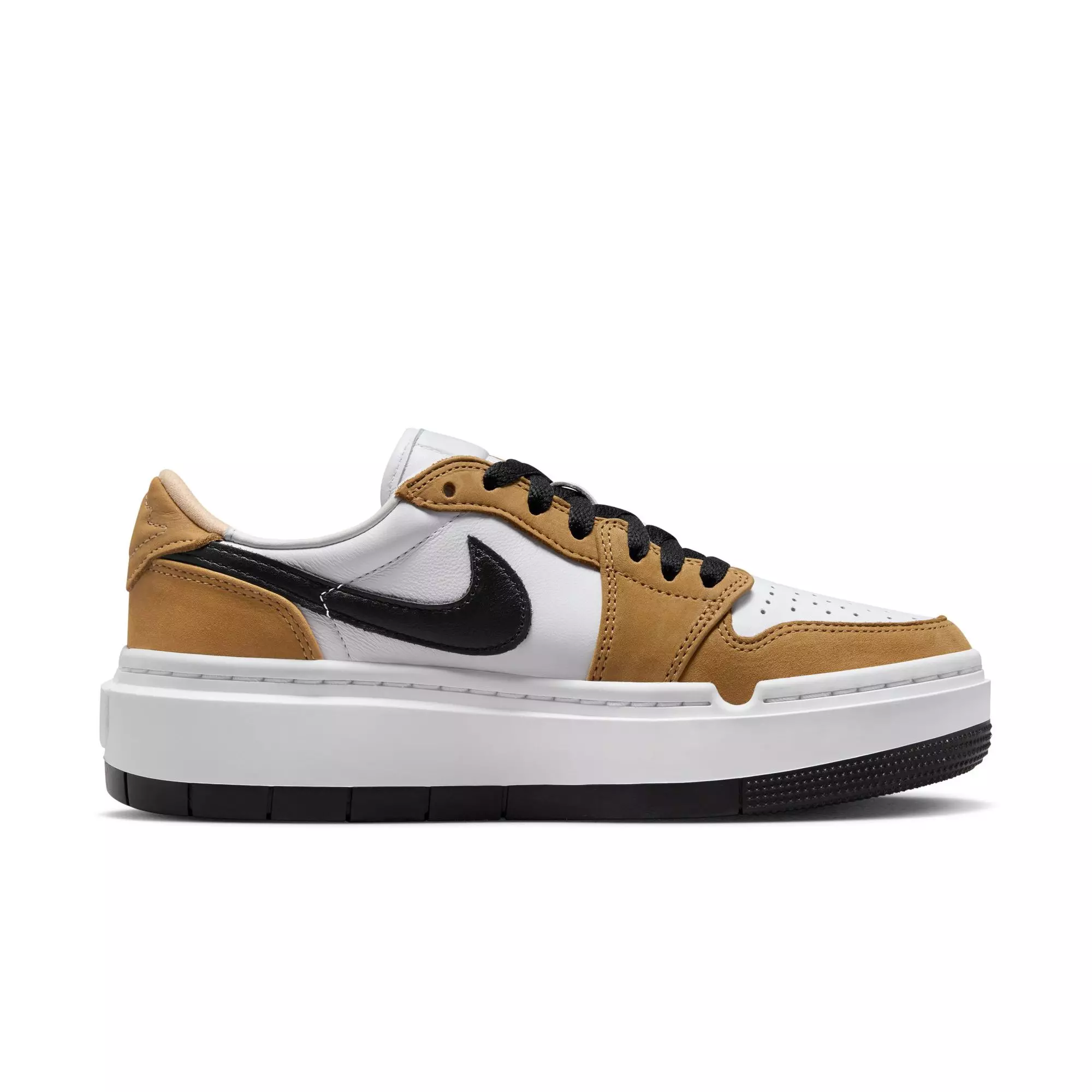 Jordan 1 Elevate Low "Golden Harvest/Black/White" Women's Shoe - GOLD/BLACK