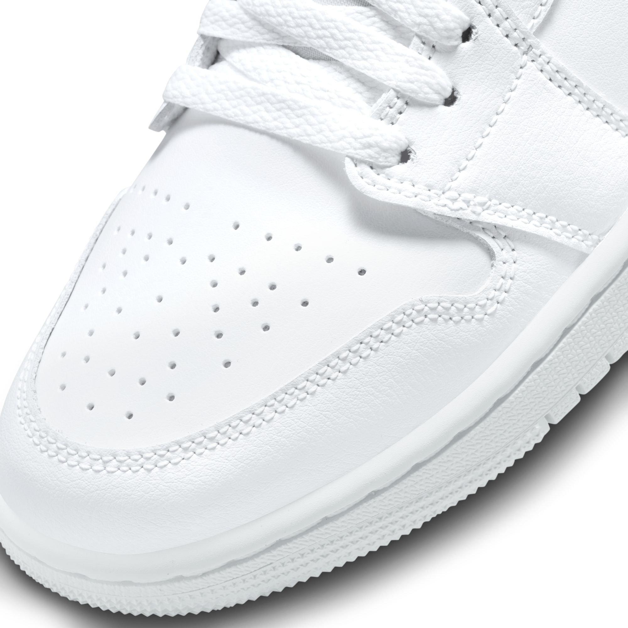 Jordan 1 Low Women's White/White/White Shoe