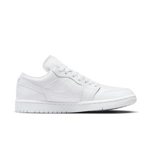 Jordan 1 Low "White/White/White" Women's Shoe