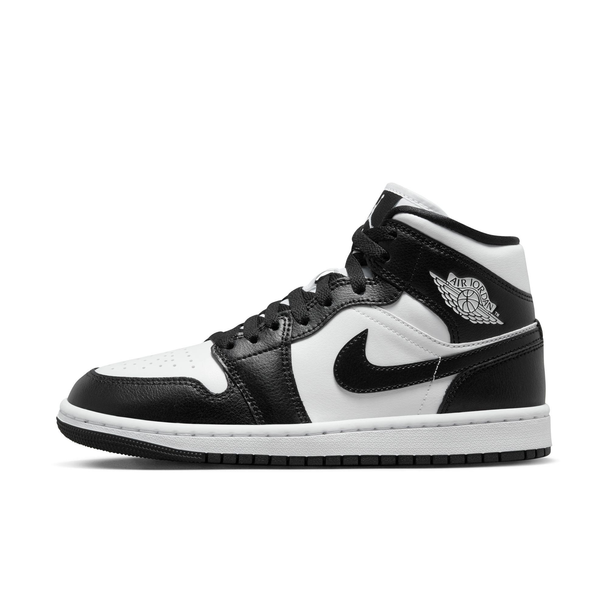 Jordan 1 Mid Women's "White/Black" Shoe