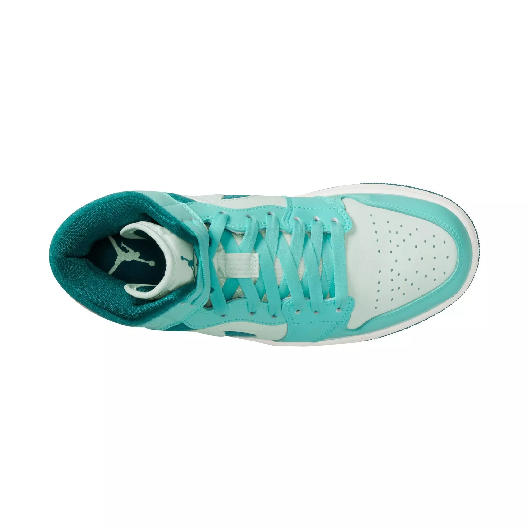 Jordan 1 Mid SE "Bleached Turquoise/Sky J Teal/Barely Green/Sail" Women's Shoe - TURQUOISE