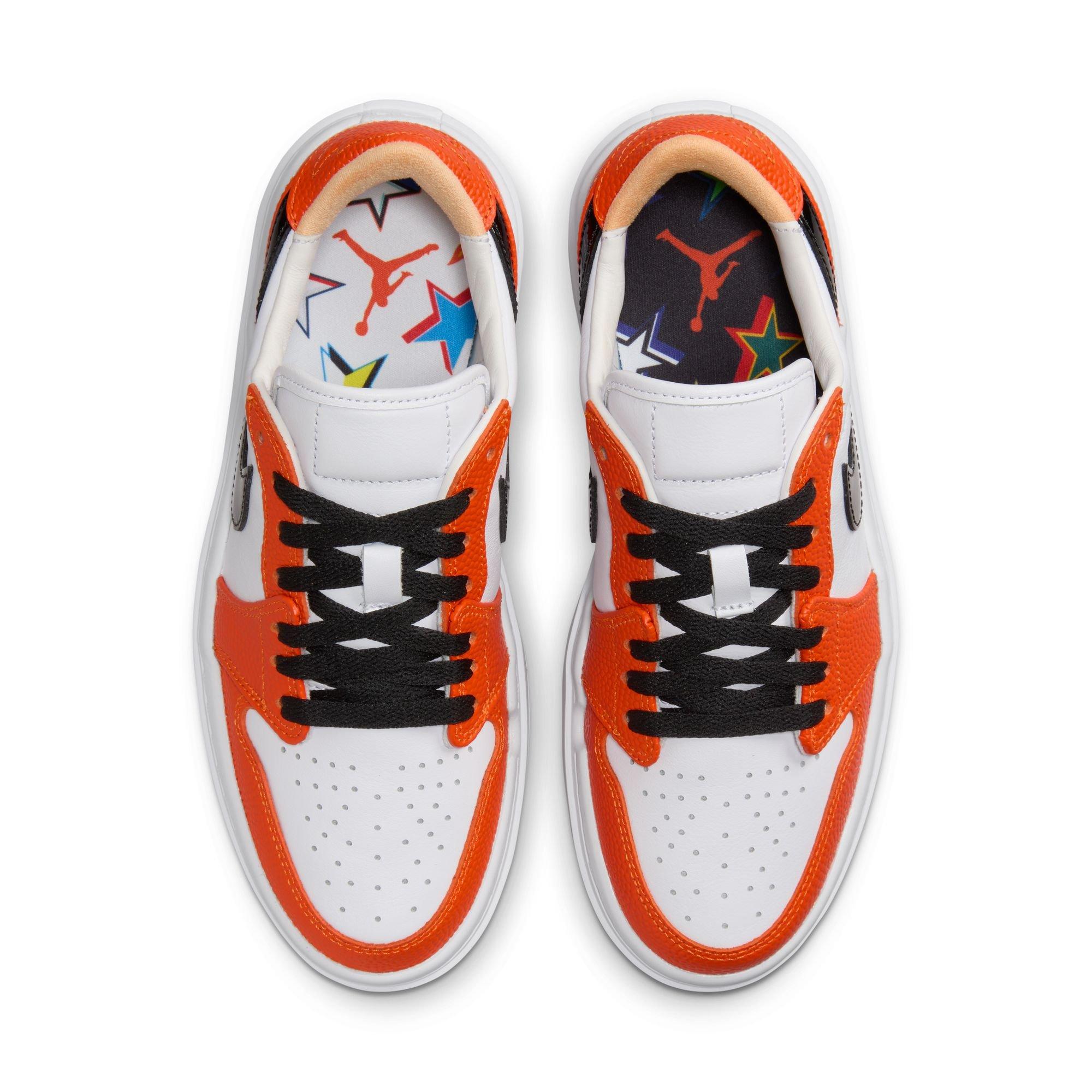 Bright, Bold Style: Orange and Black Jordans