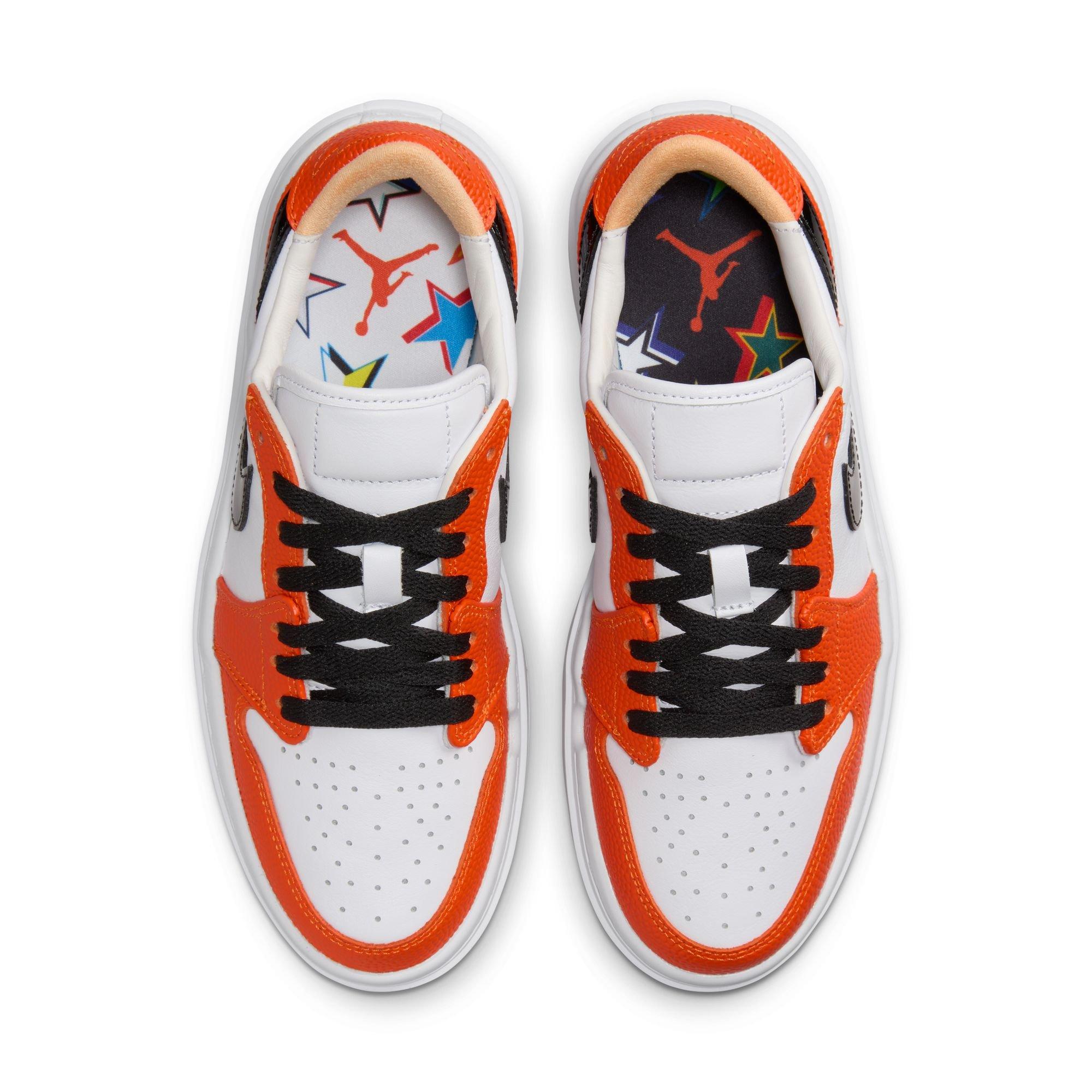 Jordan 1 Elevate Low SE "Brilliant Orange/Black/White" Women's Shoe - BRILLIANT ORNGE/BLACK/WHITE Thumbnail View 10