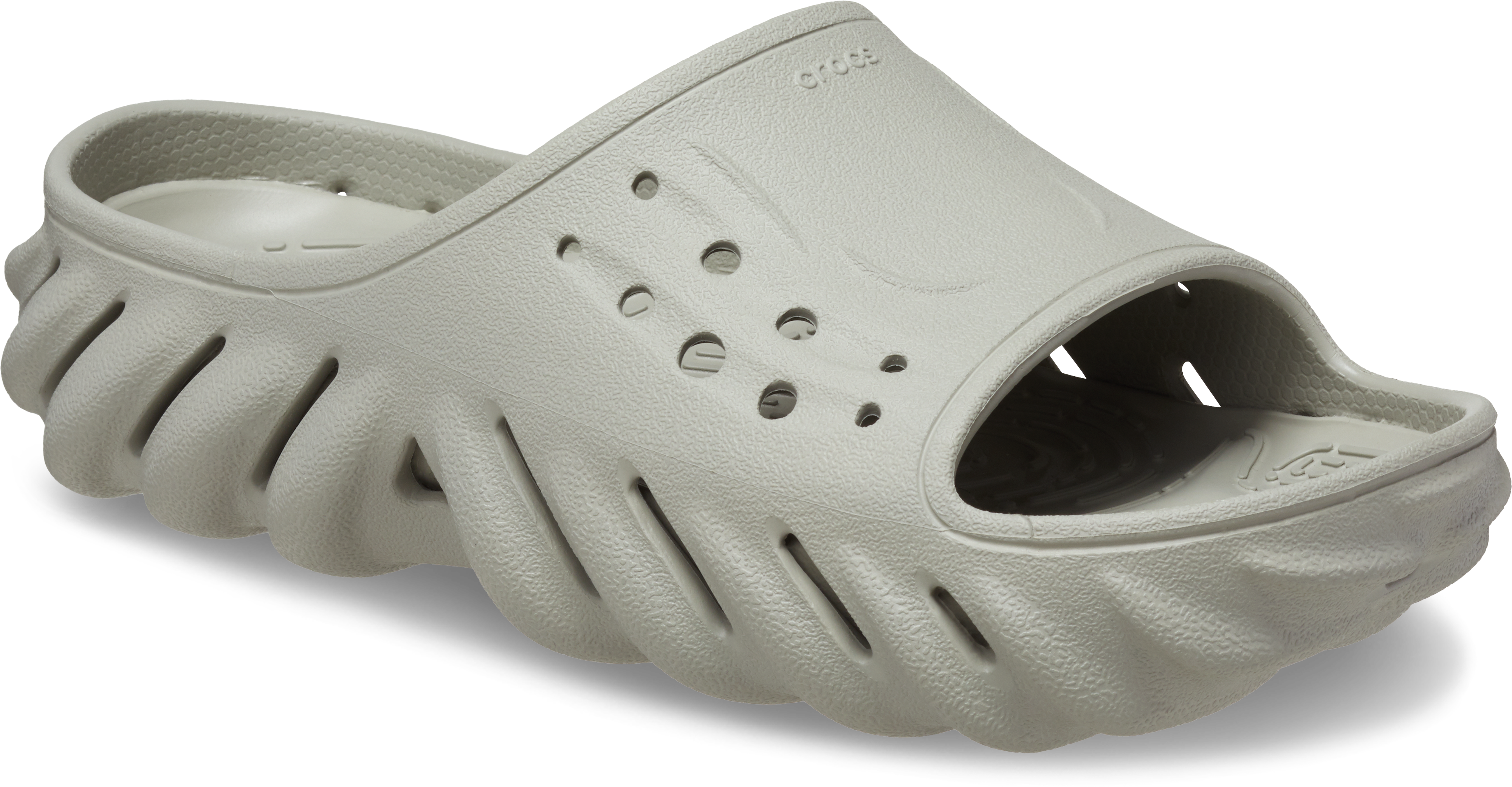 Crocs Echo "Elephant Grey" Men's Slide - GREY Thumbnail View 5