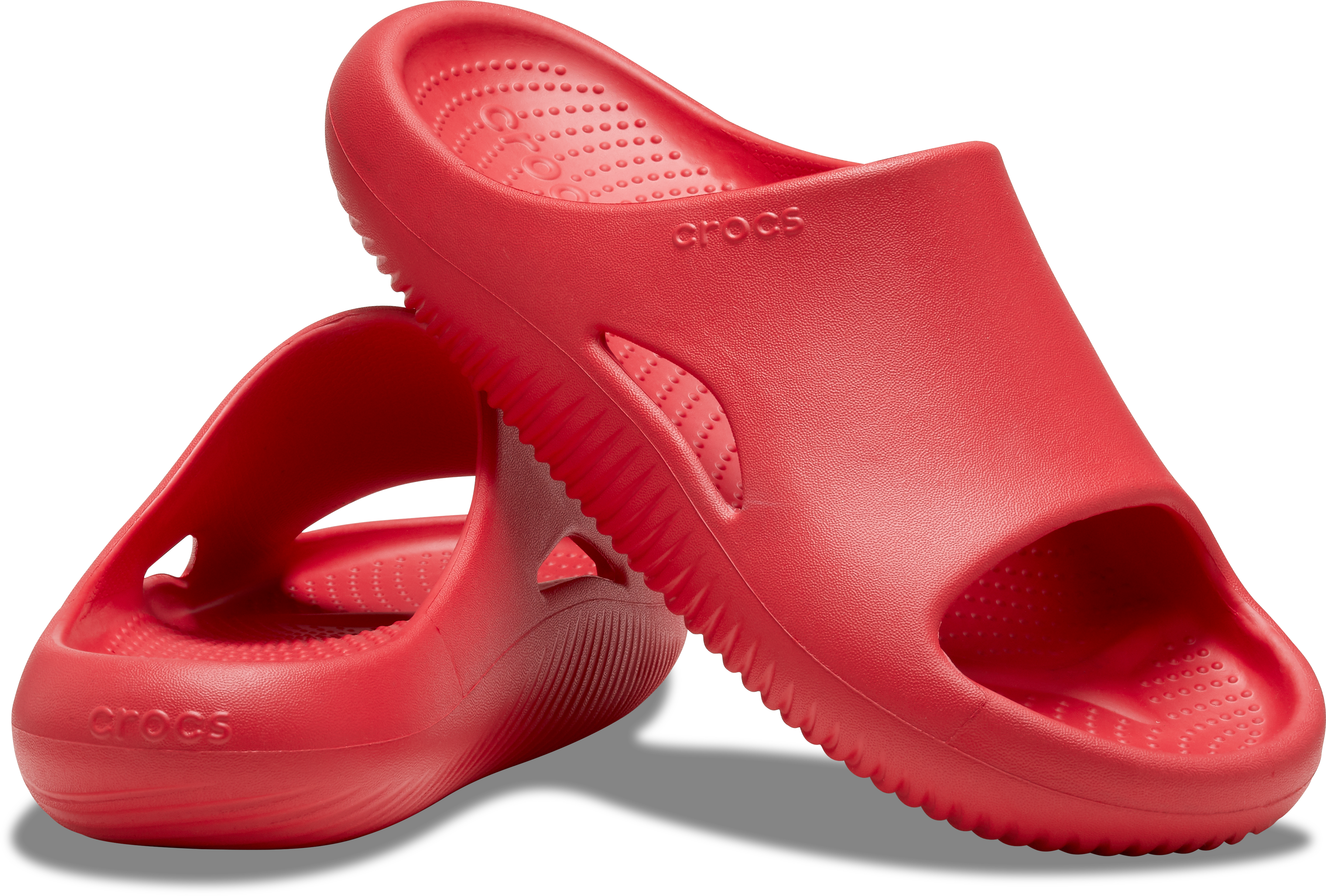 Crocs Mellow "Red" Men's Slide - RED Thumbnail View 3