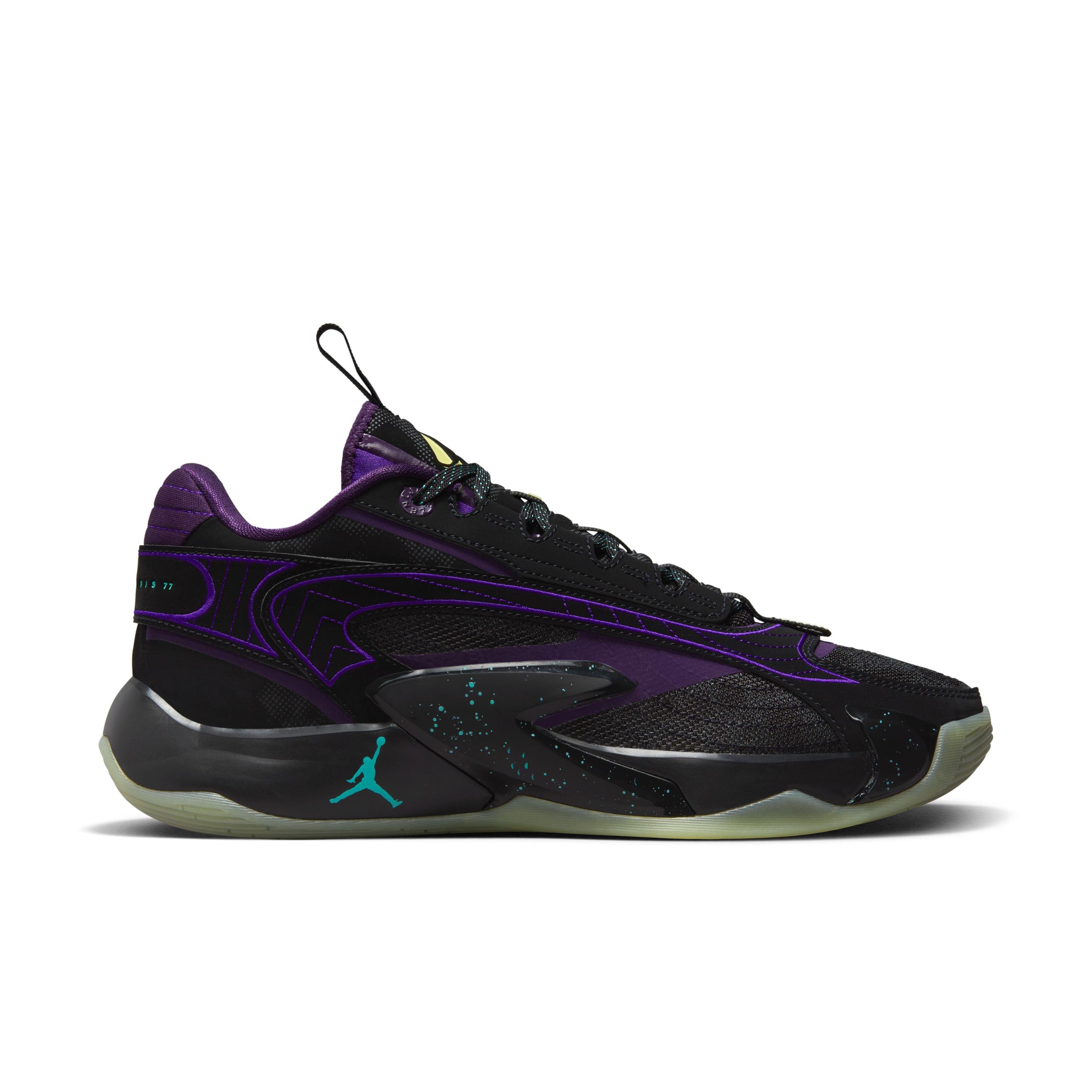 Jordan Luka 2 "Luk.AI" Men's Basketball Shoe -  BLACK/GLOW/GRAND PURPLE Thumbnail View 1