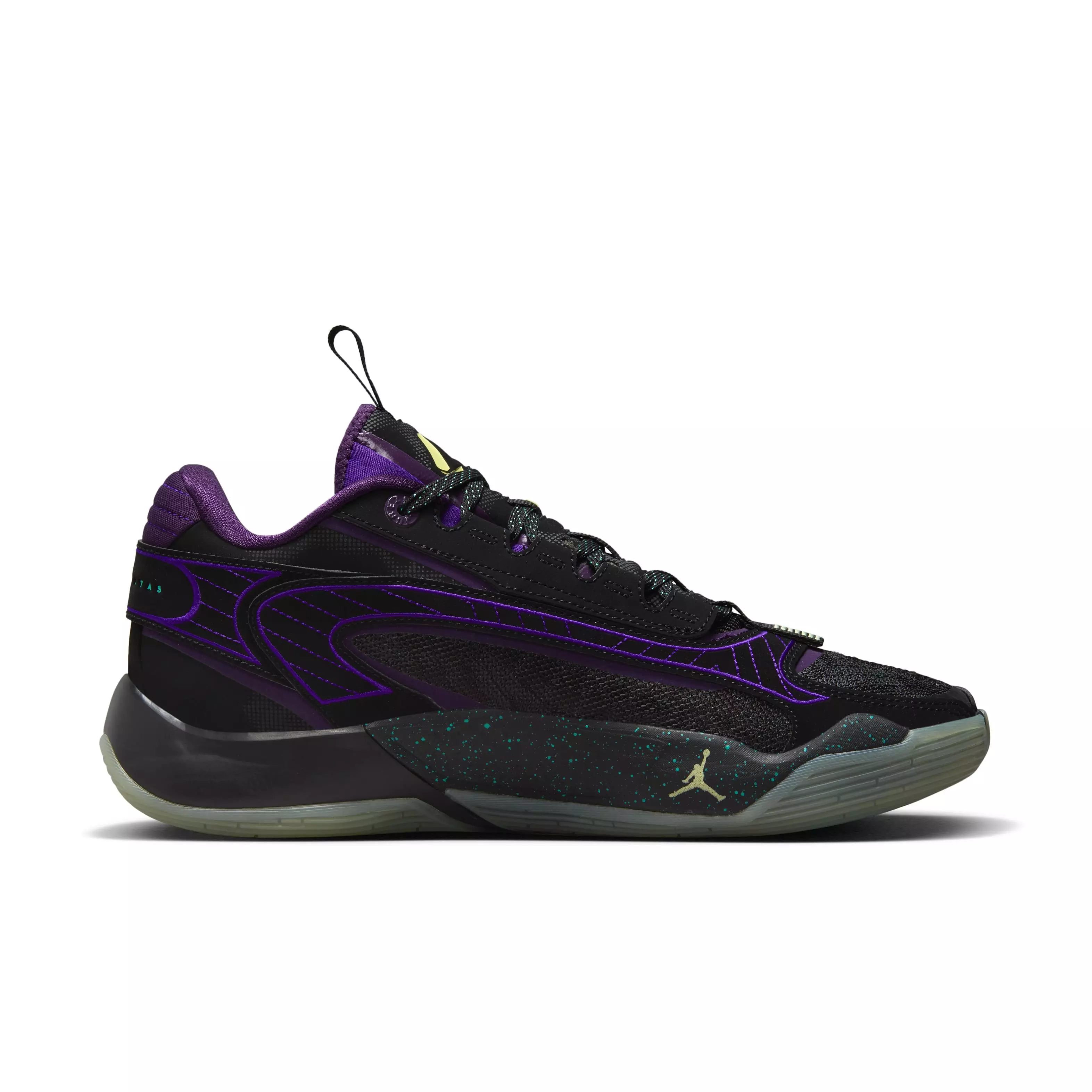 Jordan Luka 2 "Luk.AI" Men's Basketball Shoe -  BLACK/GLOW/GRAND PURPLE