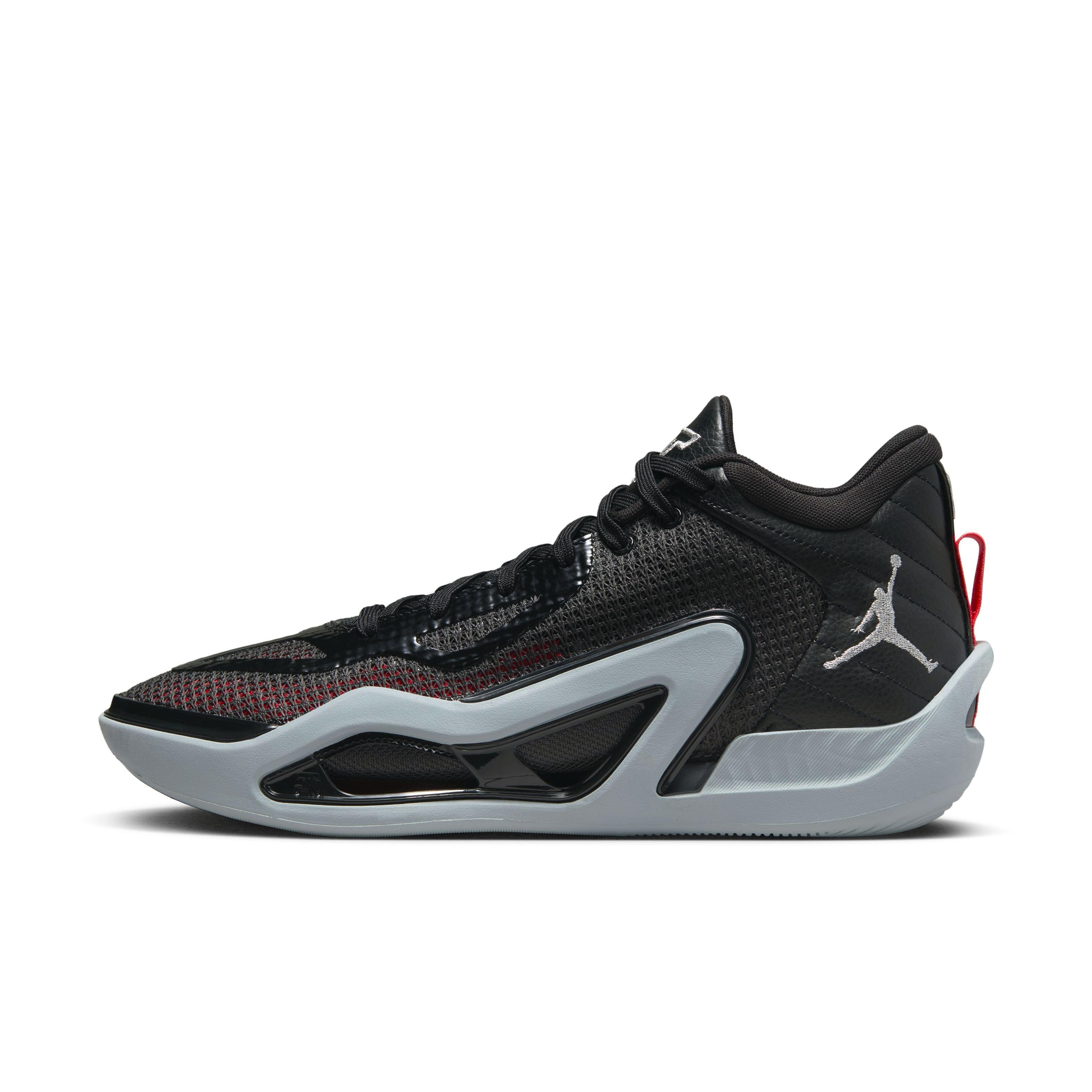 Jordan Tatum 1 &ldquo;Old School&rdquo; Men's Basketball Shoe - BLACK/METALLIC SILVER/WOLF GREY Thumbnail View 7