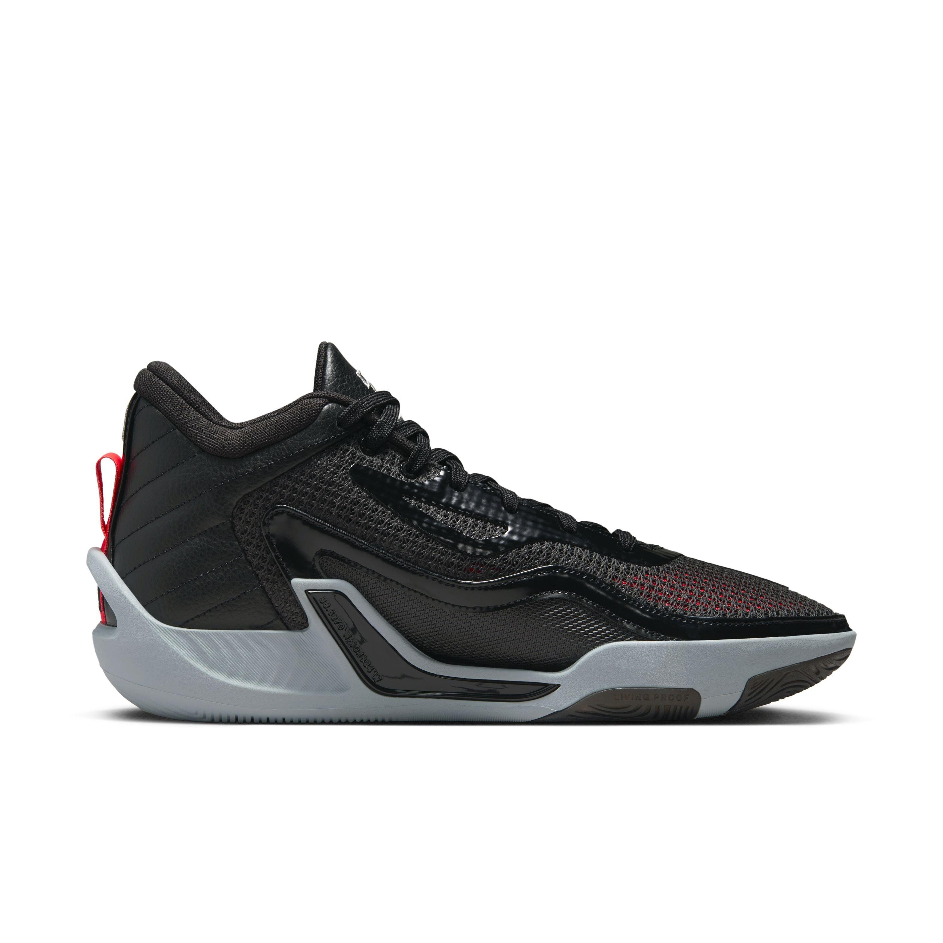 Jordan Tatum 1 &ldquo;Old School&rdquo; Men's Basketball Shoe - BLACK/METALLIC SILVER/WOLF GREY Thumbnail View 2