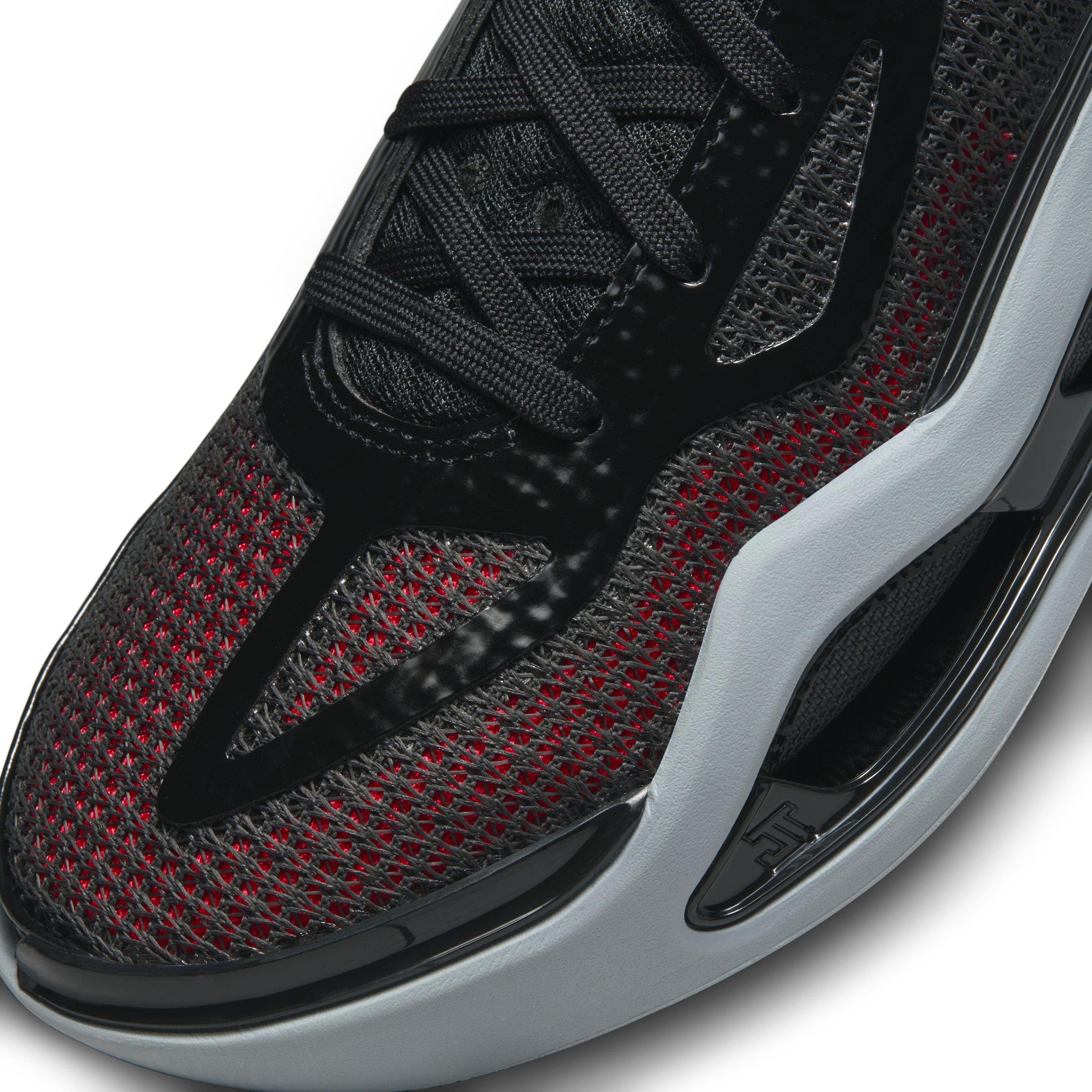 Jordan Tatum 1 &ldquo;Old School&rdquo; Men's Basketball Shoe - BLACK/METALLIC SILVER/WOLF GREY Thumbnail View 4