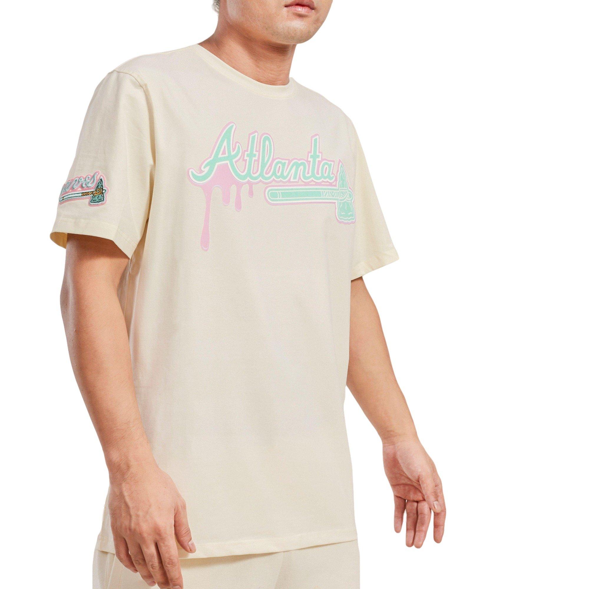 Atlanta Braves Pro Standard Dip-Dye T-Shirt - Navy