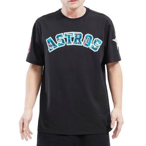 Mitchell & Ness Men's Houston Astros Retro Vintage Logo Graphic T-Shirt Grey