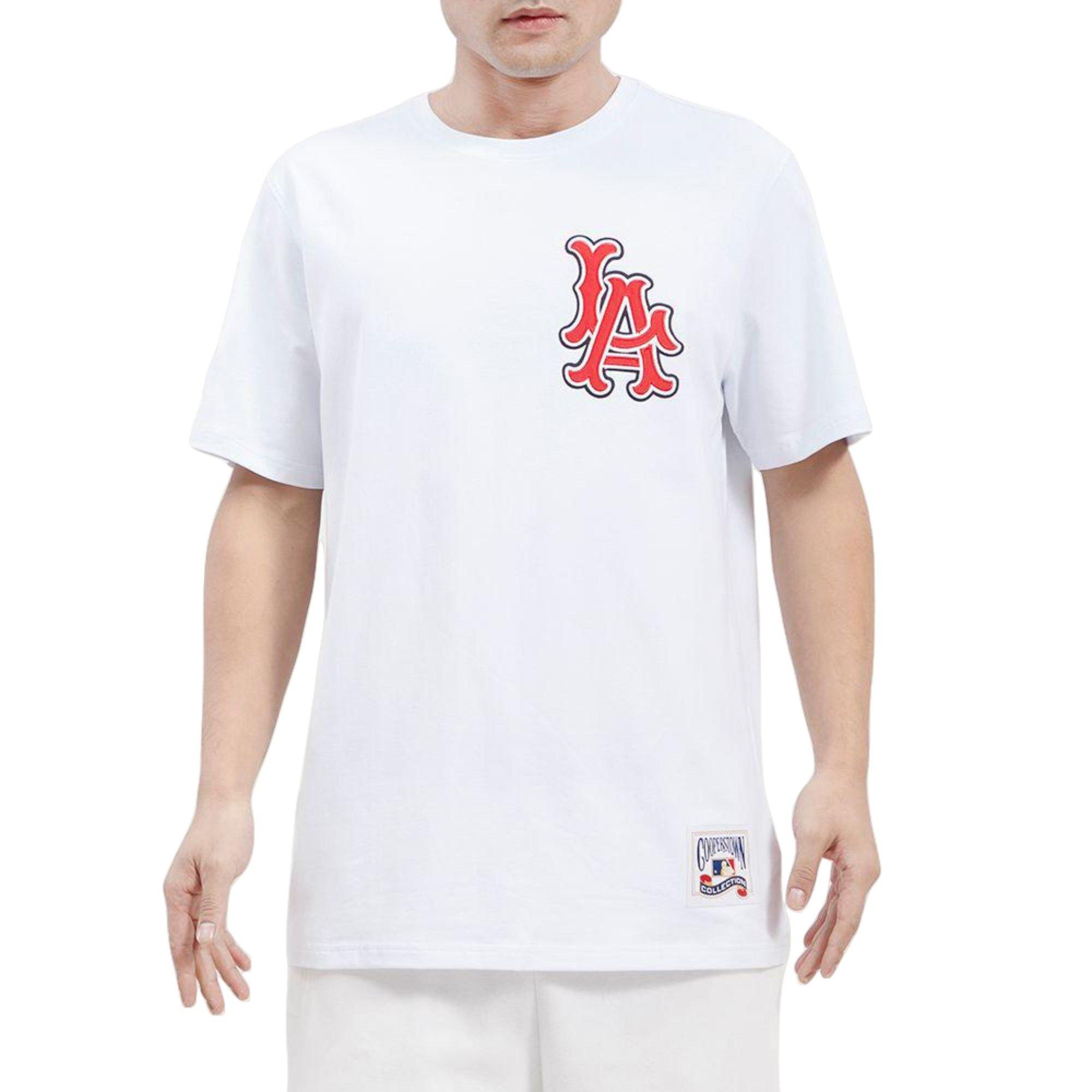 Los Angeles Angels California Angels Men's Short Sleeve T-Shirt Medium  Red