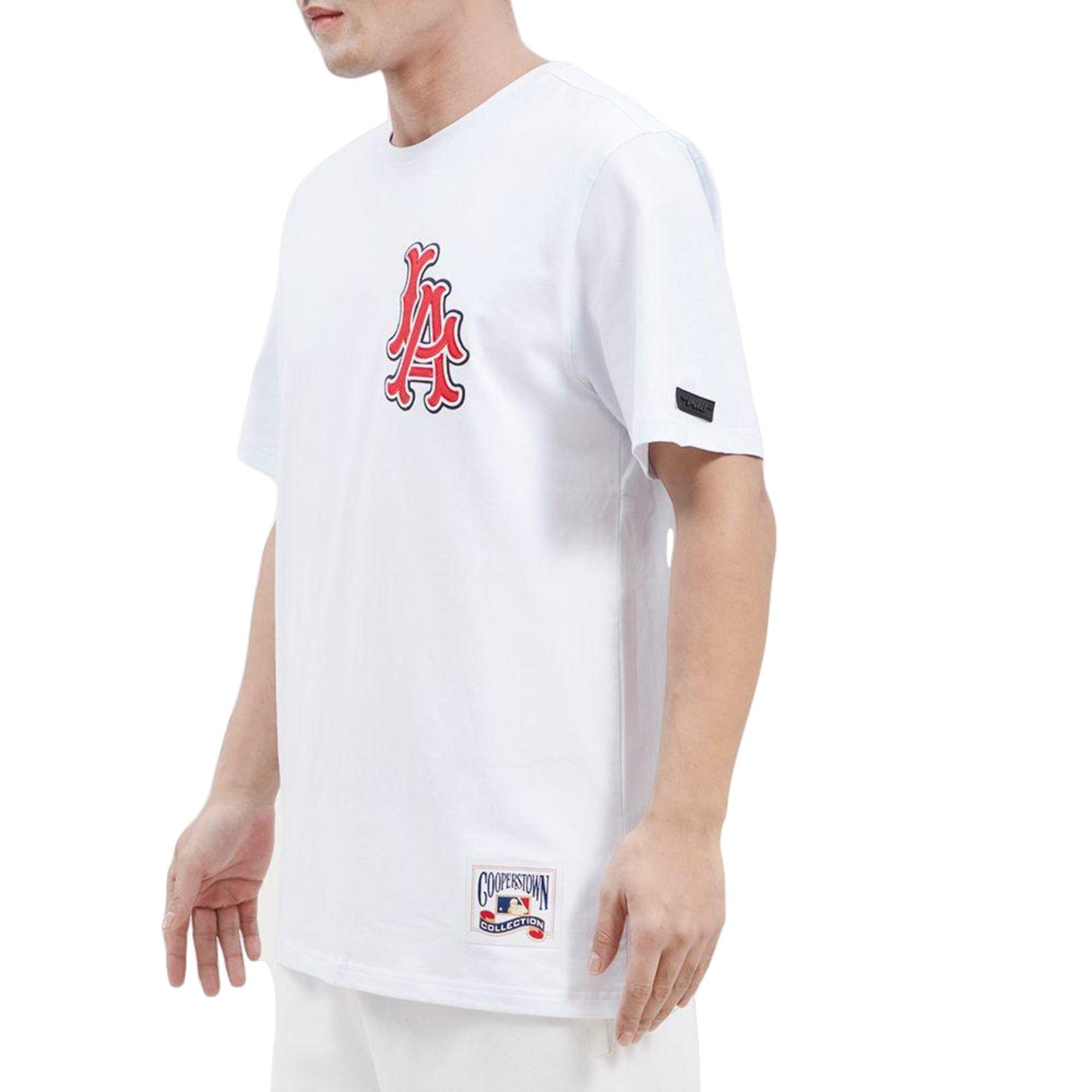 Men's Pro Standard Navy Los Angeles Angels Cooperstown Collection Retro Classic T-Shirt Size: Medium
