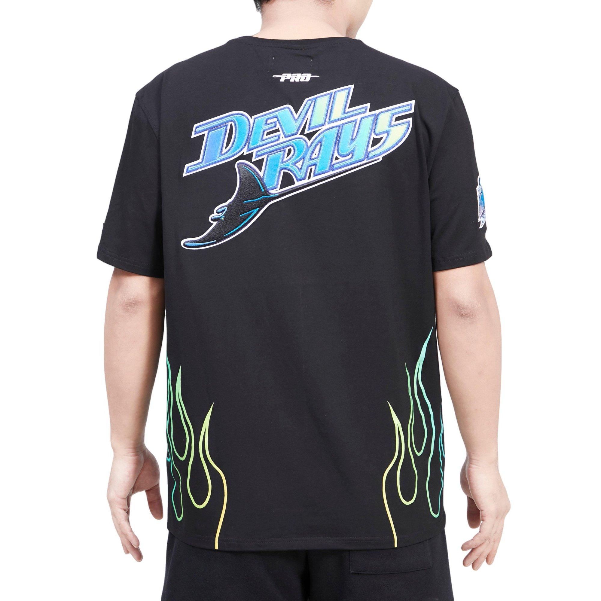 Pro Standard​ Men's Tampa Bay Devil Rays Flames Short Sleeve Tee