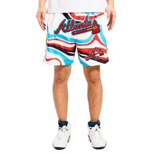 Pro Standard Men's Atlanta Braves Swirl Woven Shorts