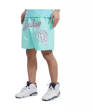 Pro Standard Men's New York Yankees Drip Logo Woven Shorts - Hibbett