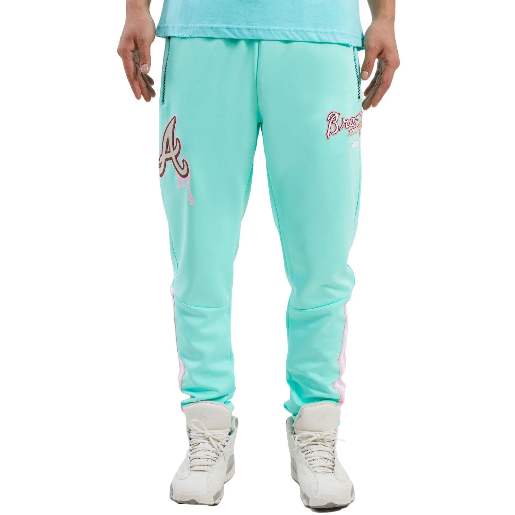 Pro Standard Men's Atlanta Braves Drip Track Pants - MINT Thumbnail View 1