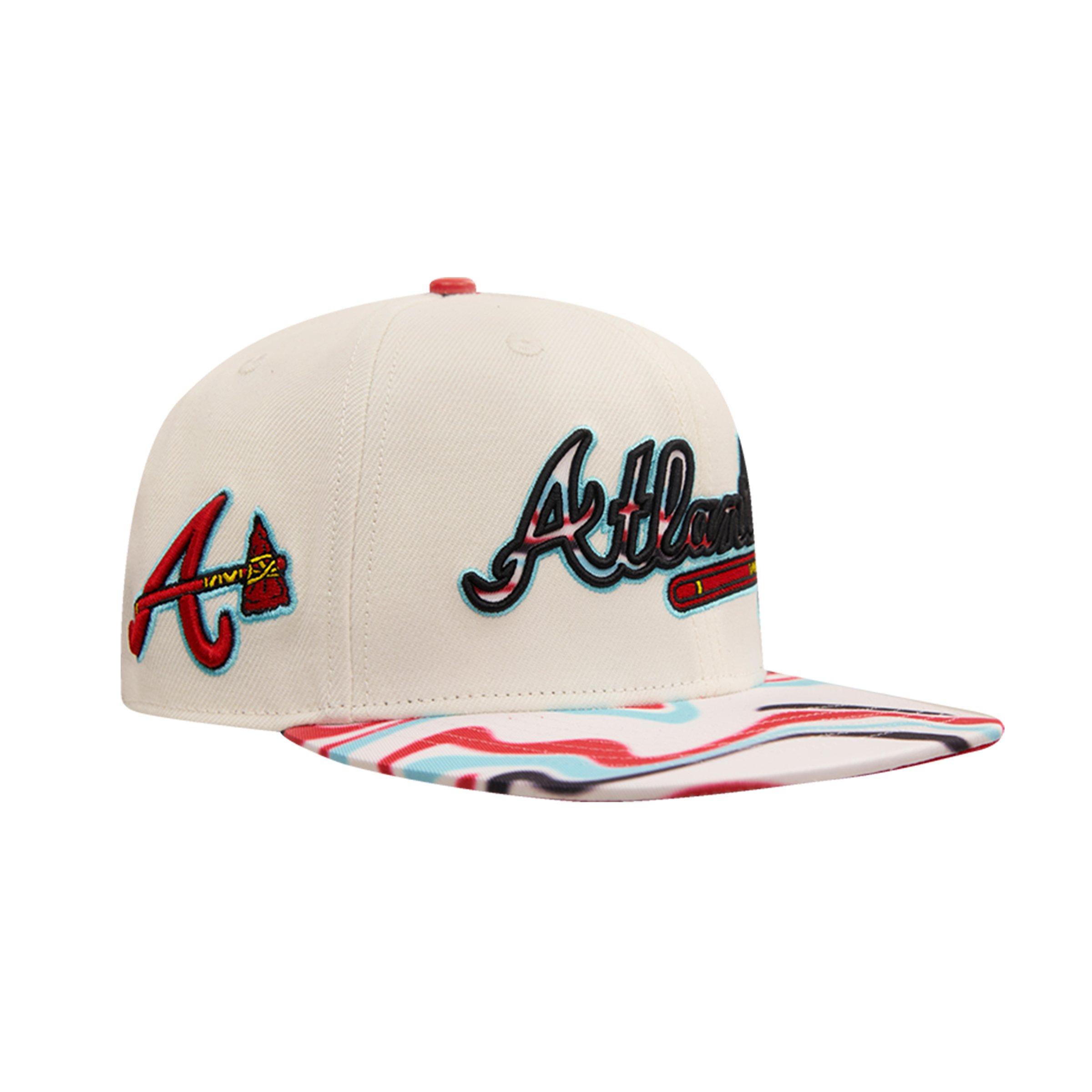 Pro Standard Atlanta Braves Swirl Snapback Hat