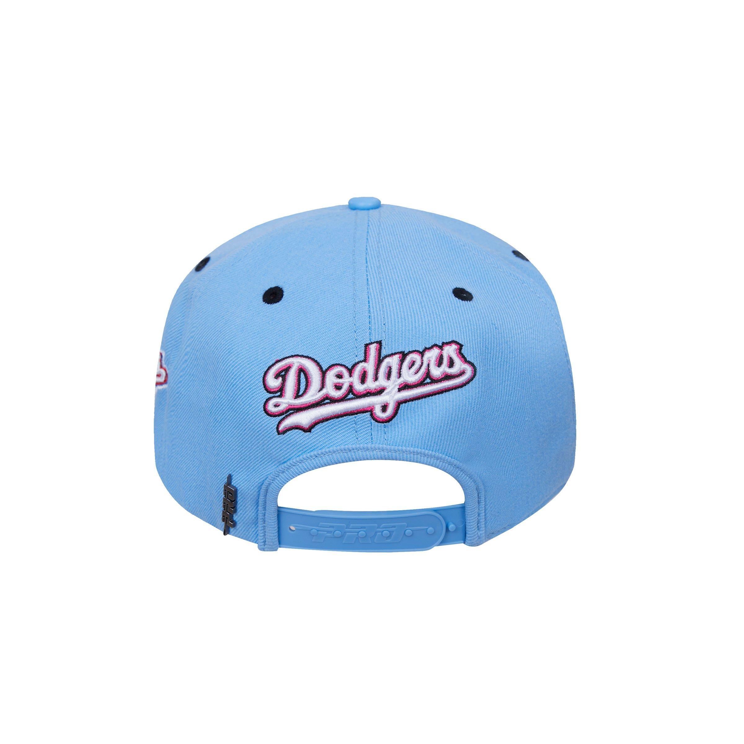 Pro Standard Los Angeles Dodgers Swirl Snapback Hat - BLUE/PINK Thumbnail View 3