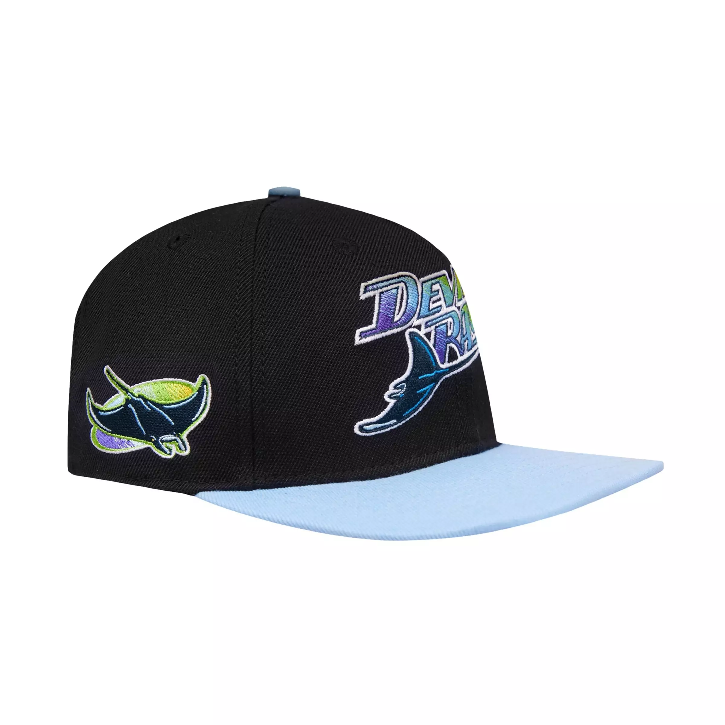 Pro Standard Tampa Bay Devil Rays 2023 Team Snapback - BLACK/PURPLE