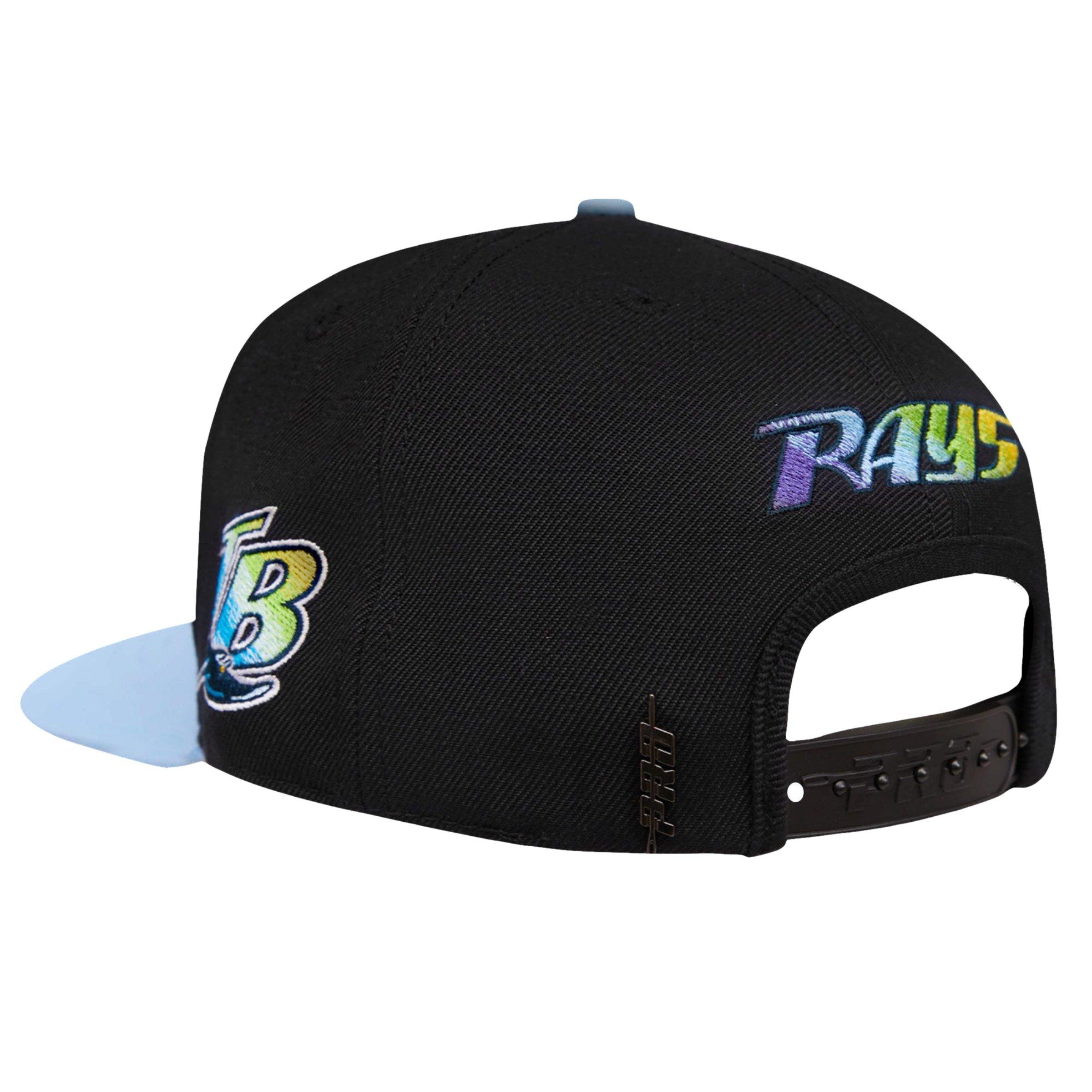 Pro Standard Tampa Bay Devil Rays 2023 Team Snapback - BLACK/PURPLE Thumbnail View 3