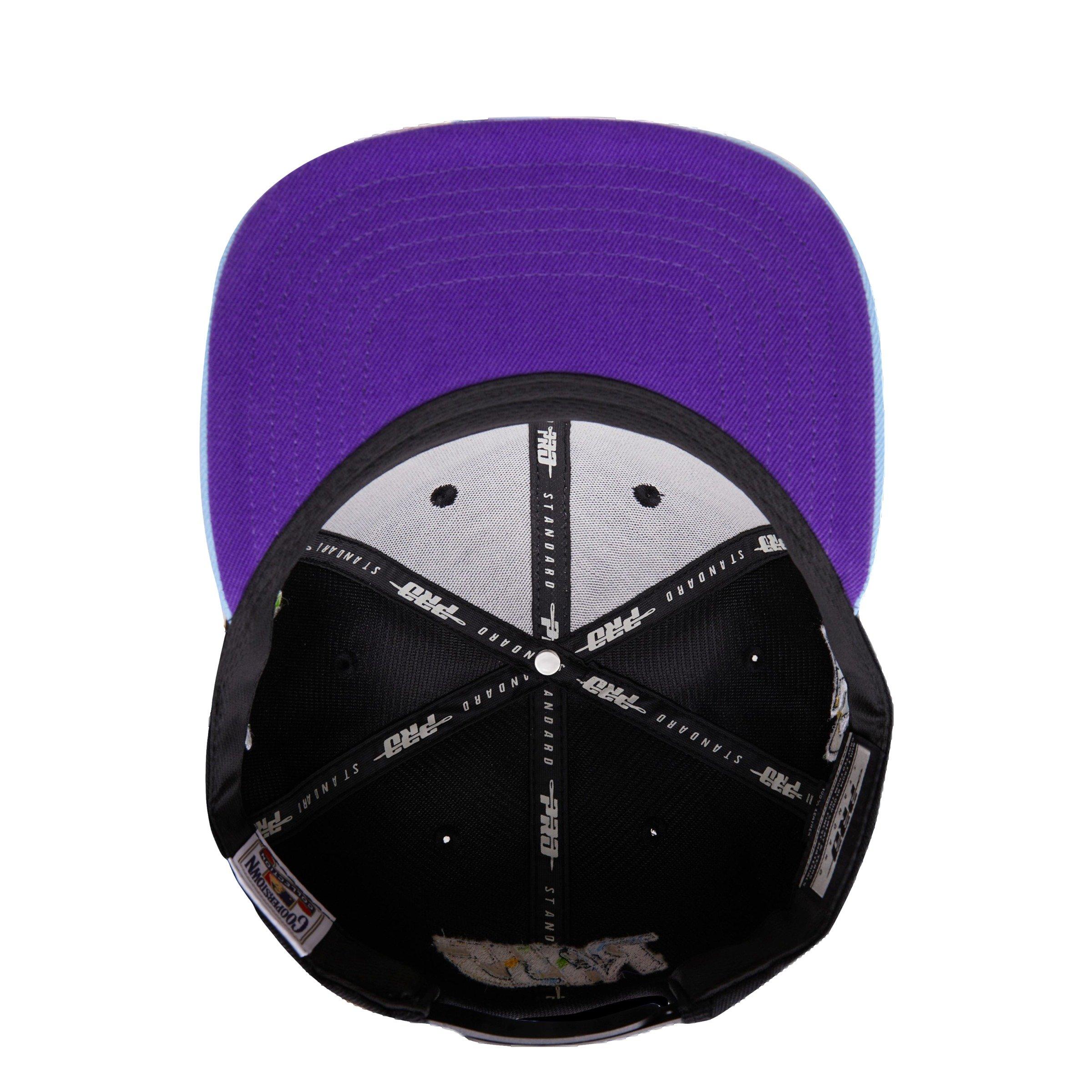 Pro Standard Tampa Bay Devil Rays 2023 Team Snapback - BLACK/PURPLE Thumbnail View 4