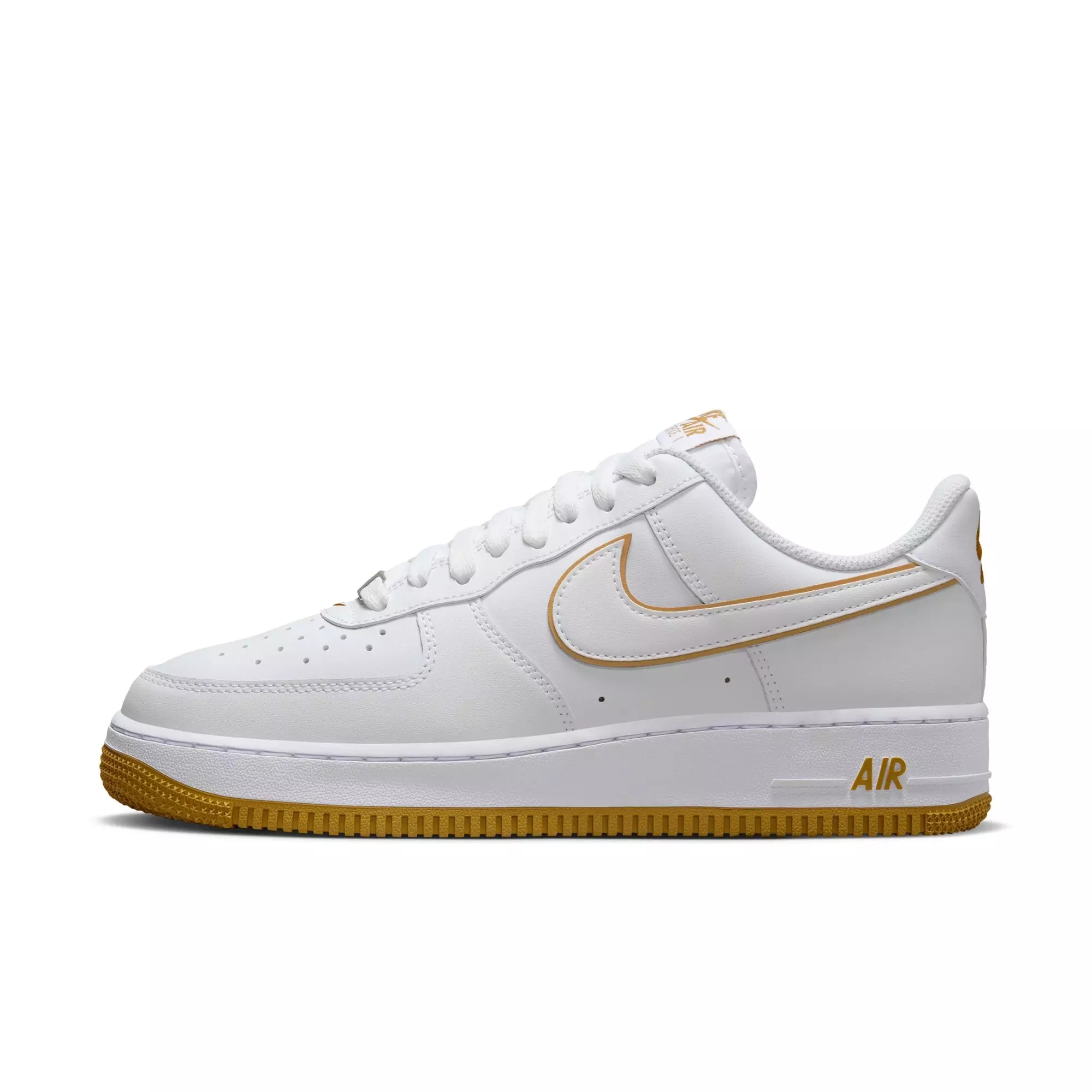 Nike Air Force 1 Low '07 "White/Brown" Men's Shoe - WHITE/BROWN