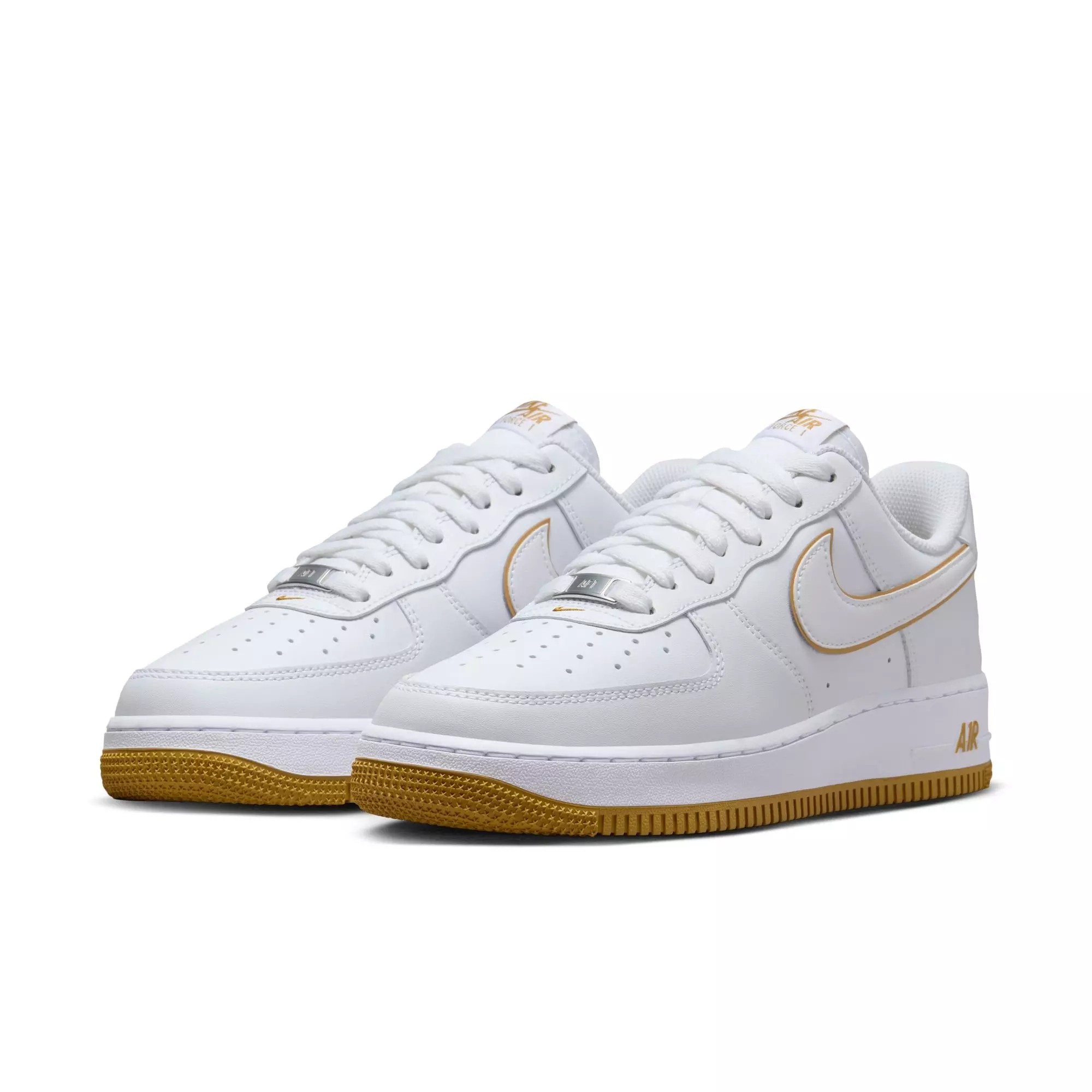 Nike Air Force 1 Low '07 "White/Brown" Men's Shoe - WHITE/BROWN