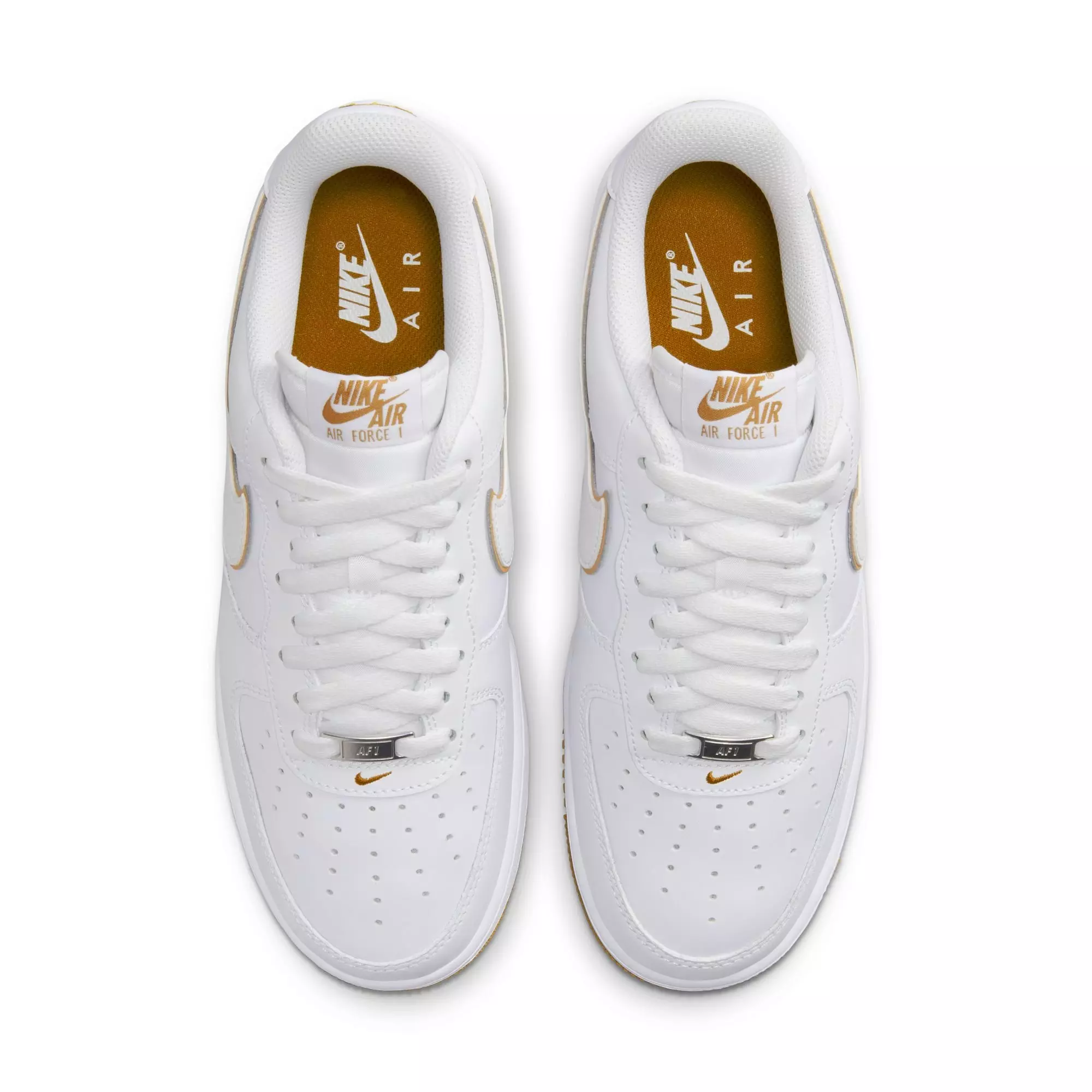 Nike Air Force 1 Low '07 "White/Brown" Men's Shoe - WHITE/BROWN