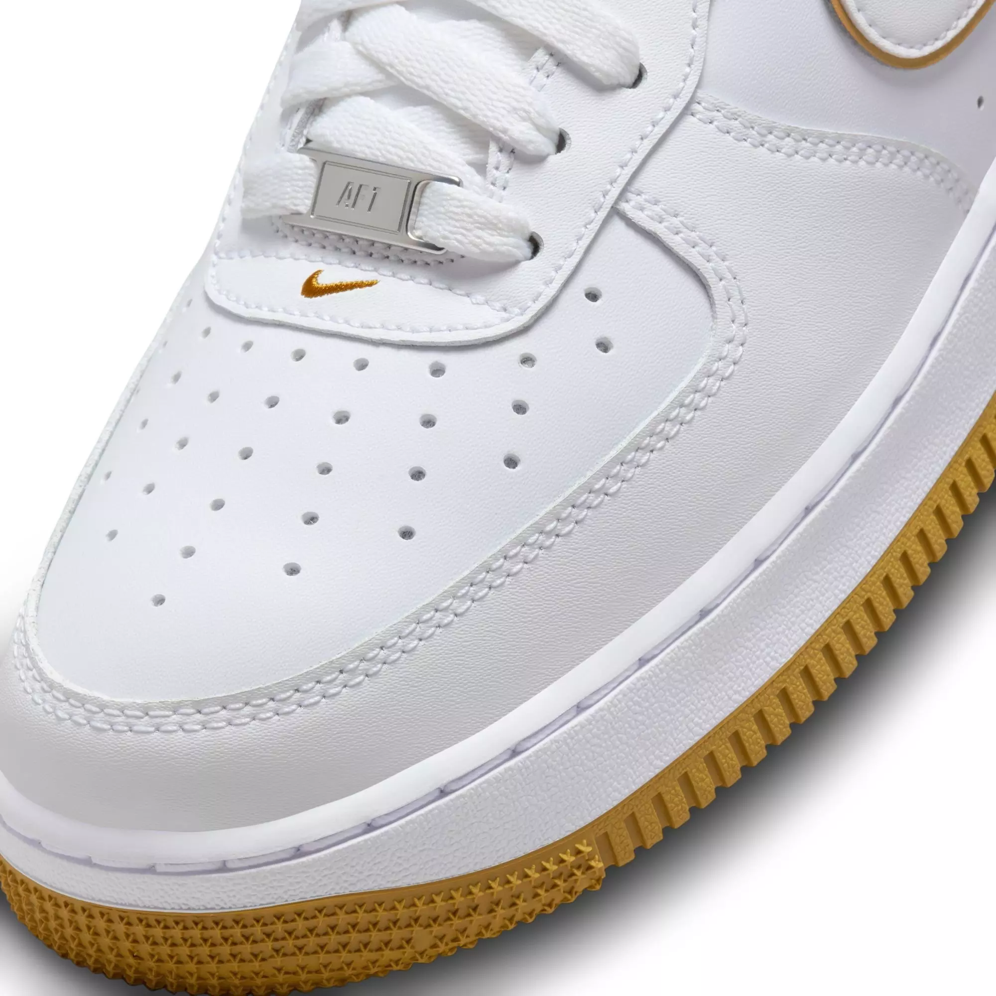 Nike Air Force 1 Low '07 "White/Brown" Men's Shoe - WHITE/BROWN