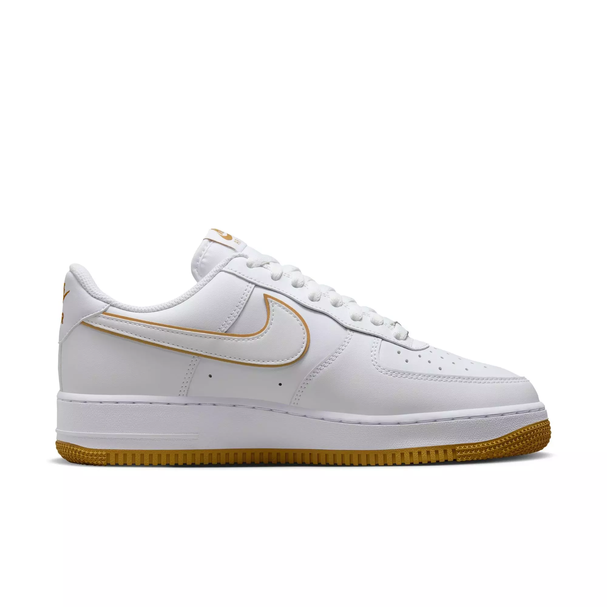 Nike Air Force 1 Low '07 "White/Brown" Men's Shoe - WHITE/BROWN