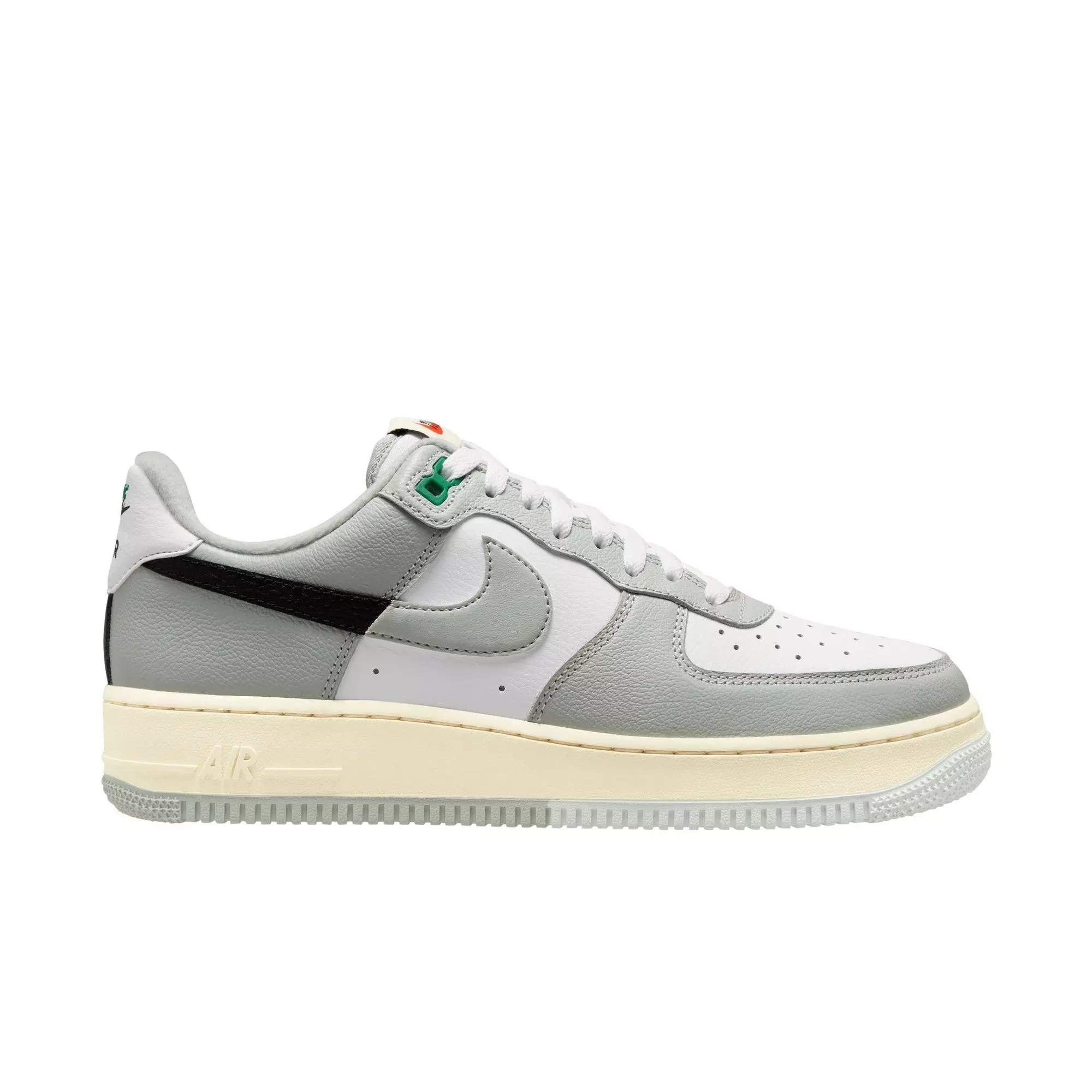 Nike Air Force 1 '07 LV8 Split "Light Silver" Men's Shoe - LIGHT SILVER/BLACK/WHITE