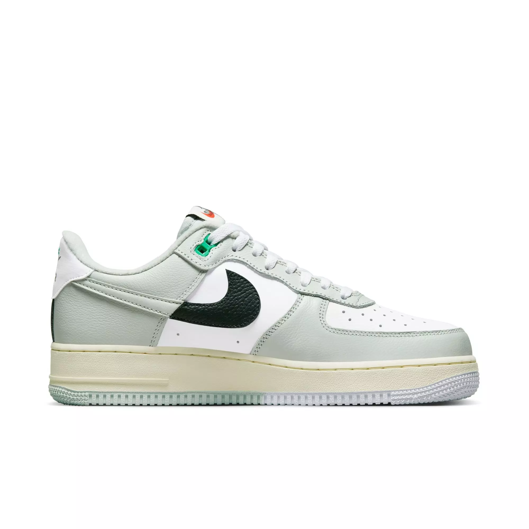 Nike Air Force 1 '07 LV8 Split "Light Silver" Men's Shoe - LIGHT SILVER/BLACK/WHITE