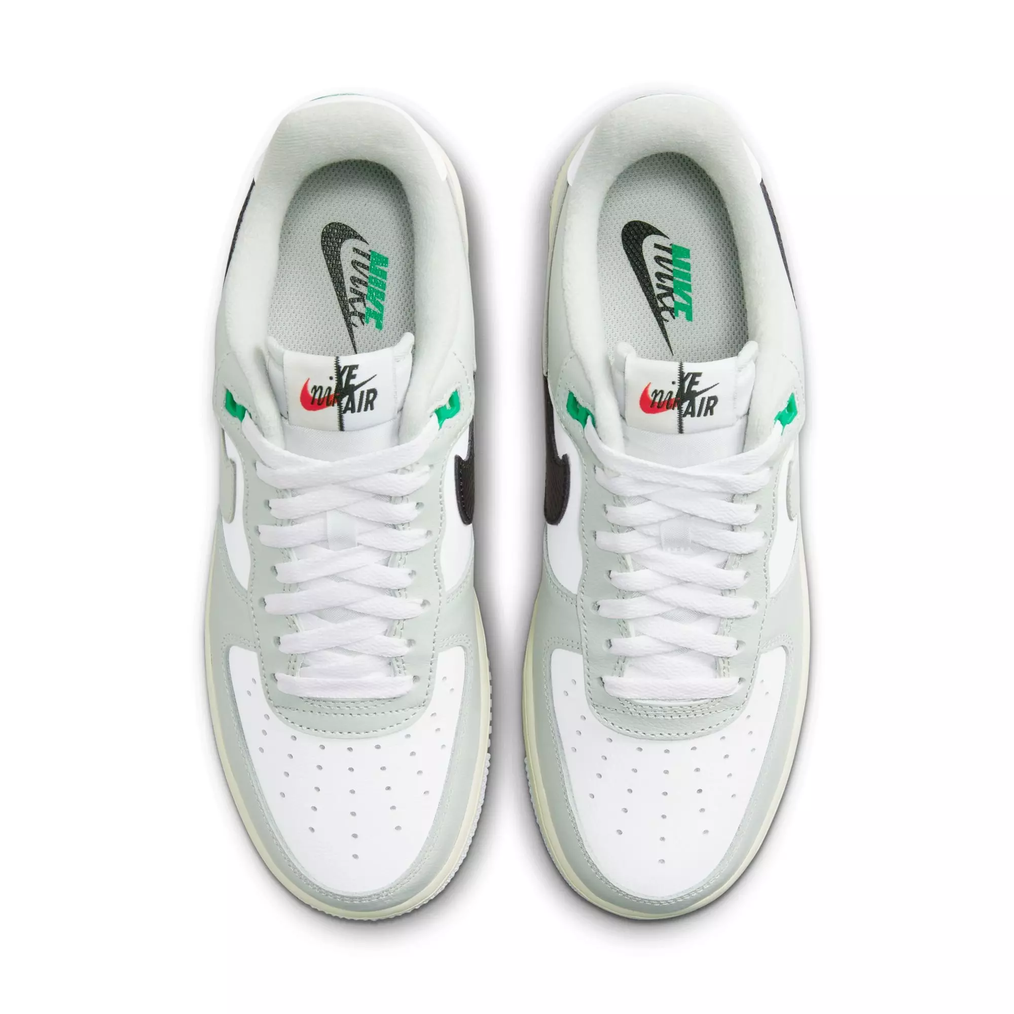 Nike Air Force 1 '07 LV8 Split "Light Silver" Men's Shoe - LIGHT SILVER/BLACK/WHITE